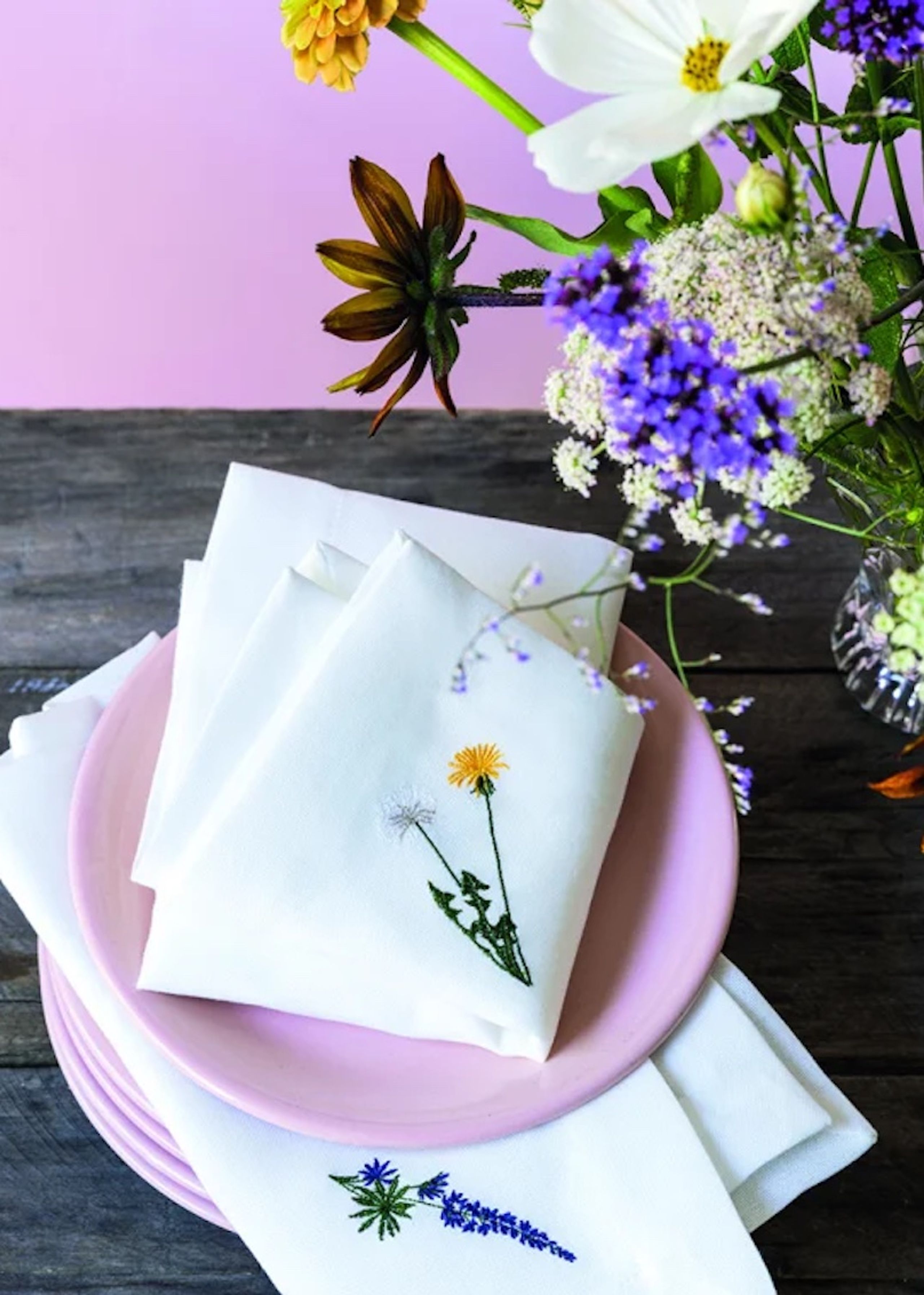 Langkilde & Søn - - FLORA Napkin - Lupin