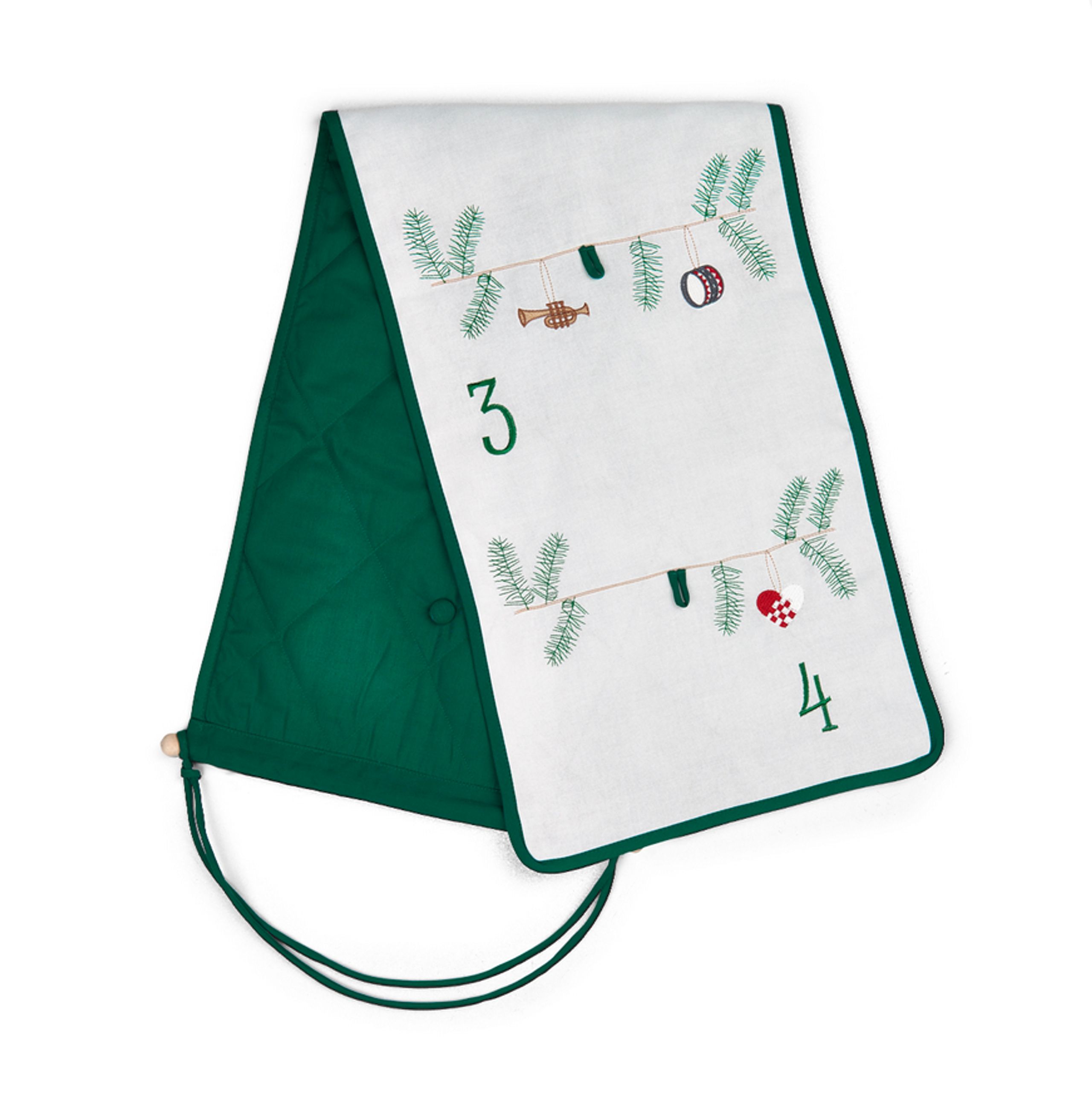 Langkilde & Søn - Weihnachtskalender - Adventskalender - White/Green