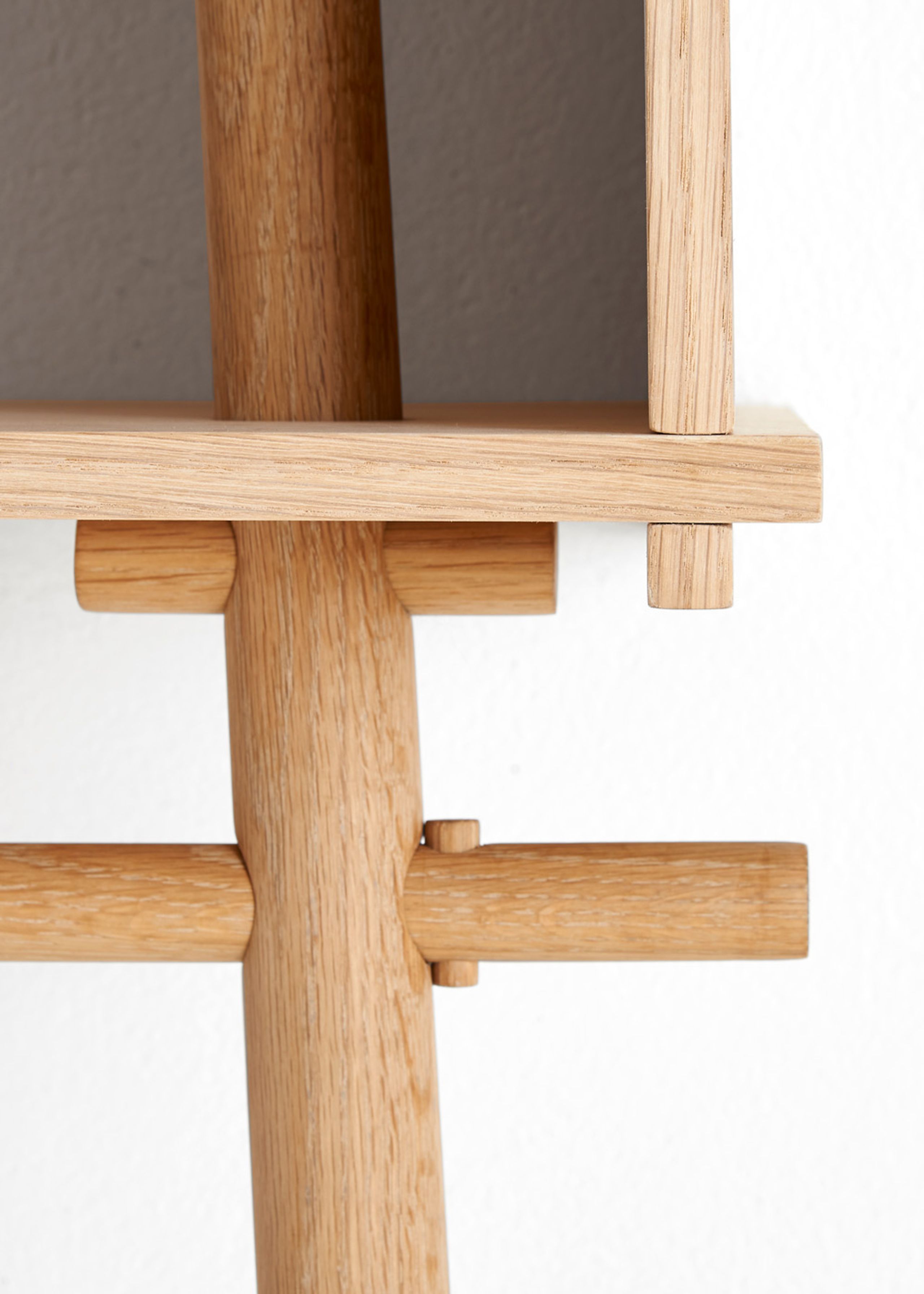 LEMUS - Shelf - Töjbox - Large / Black painted oak