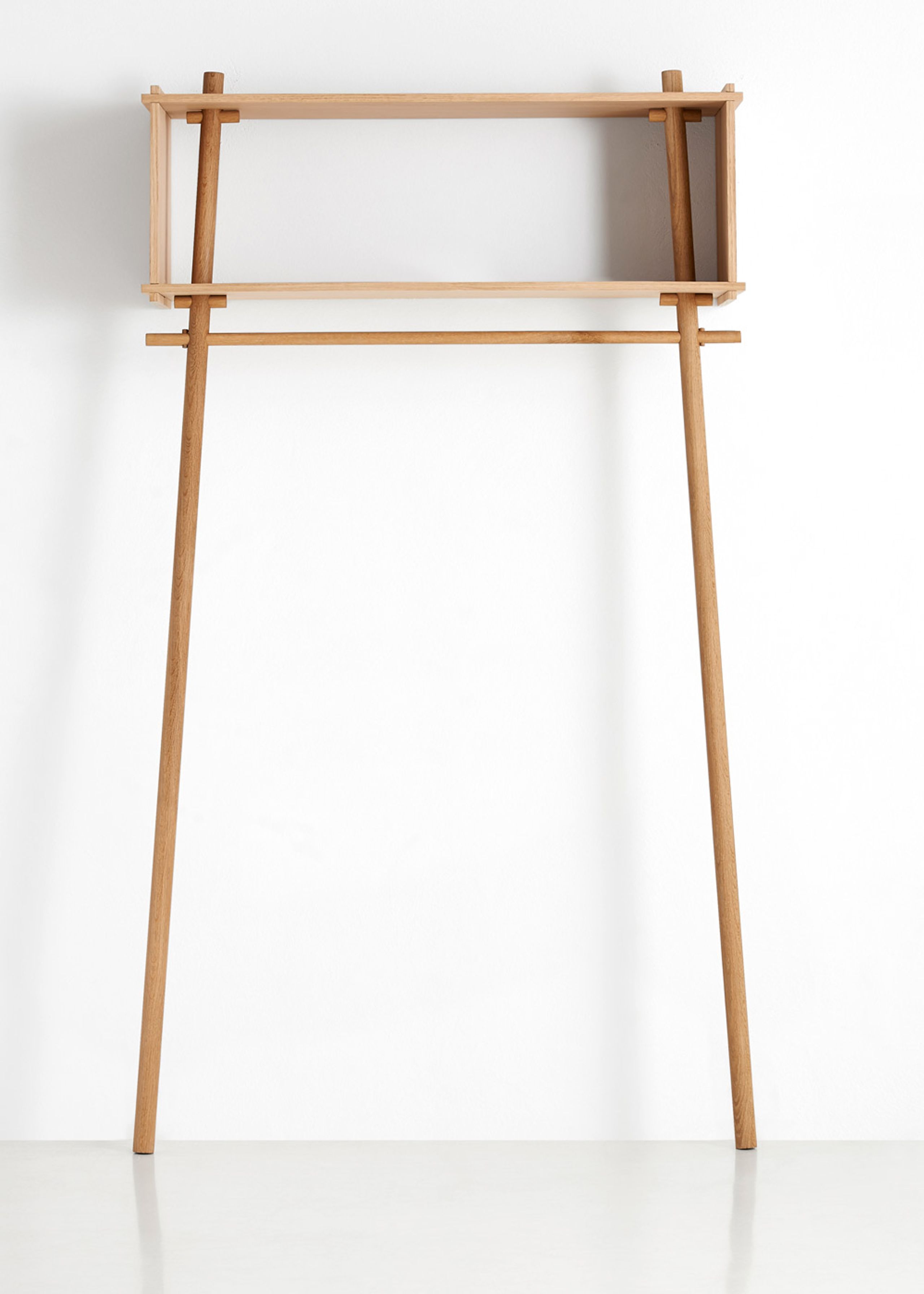 LEMUS - Shelf - Töjbox - Large / Black painted oak