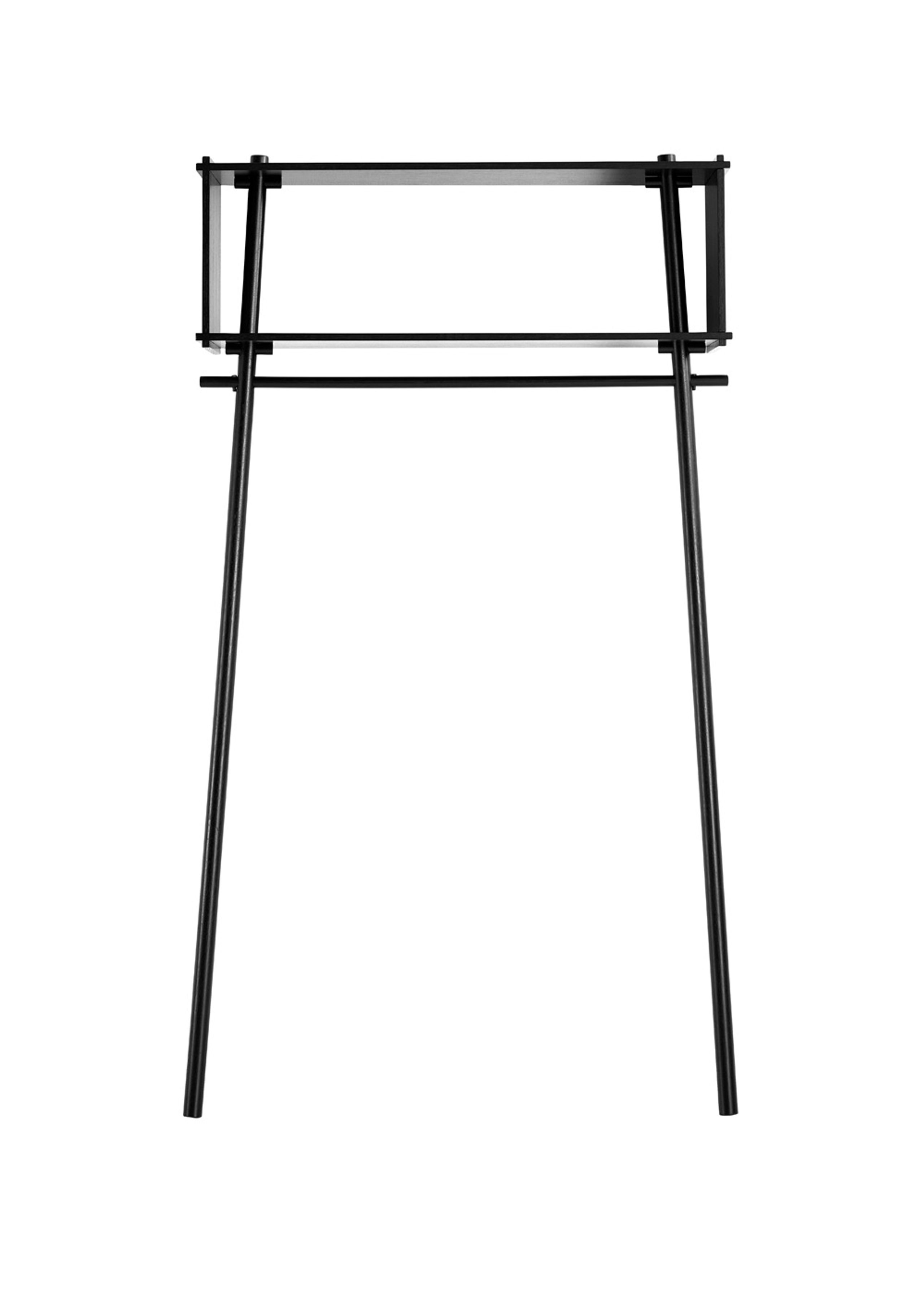 LEMUS - Shelf - Töjbox - Large / Black painted oak