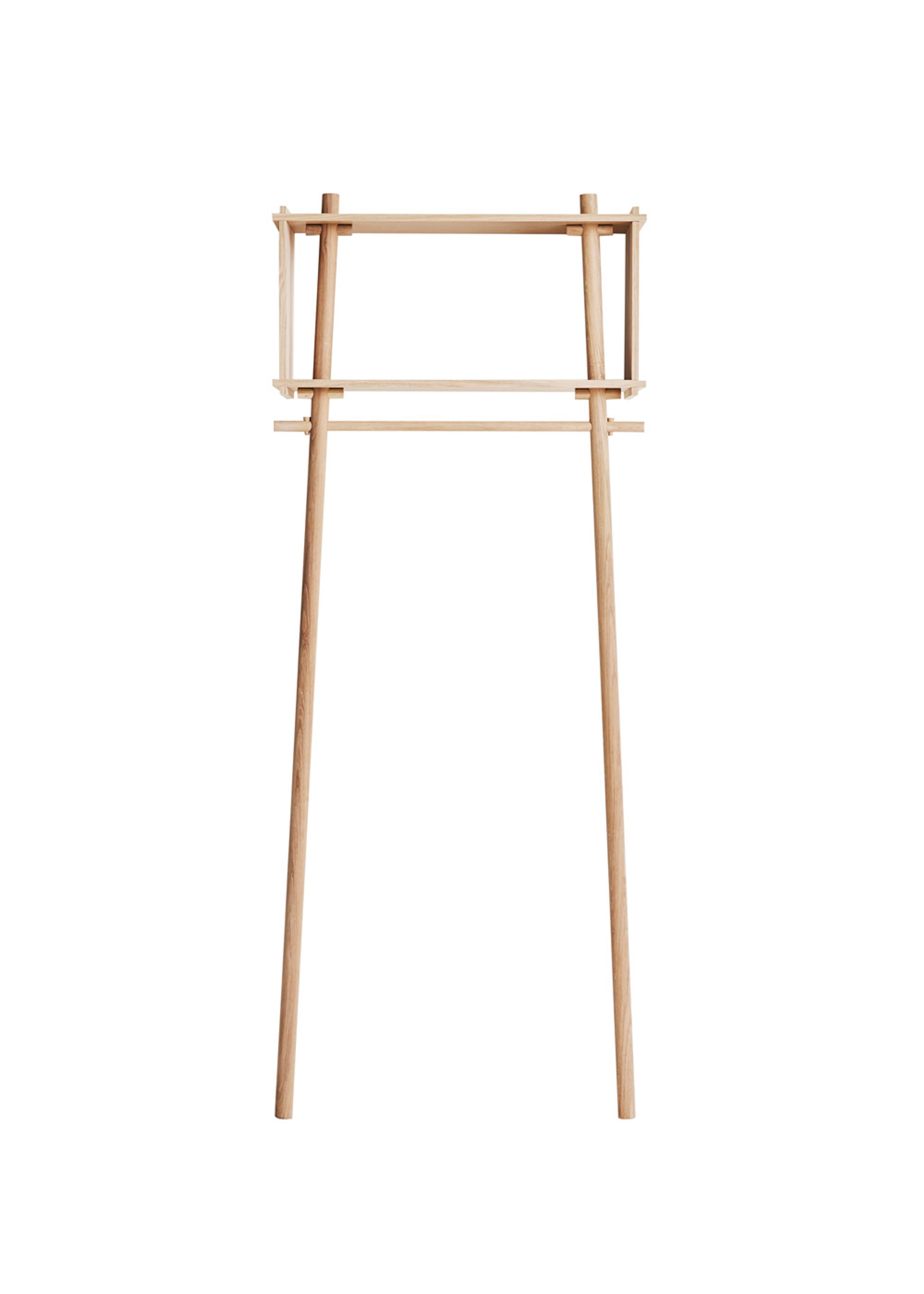 LEMUS - Shelf - Töjbox - Large / Black painted oak