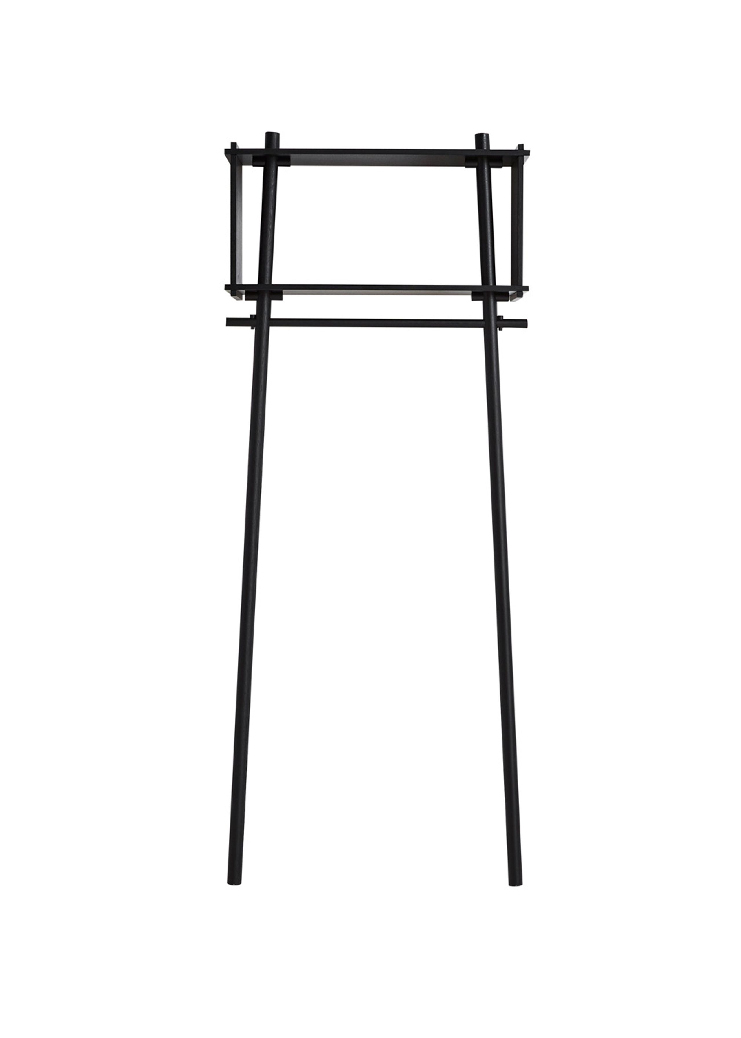 LEMUS - Shelf - Töjbox - Large / Black painted oak