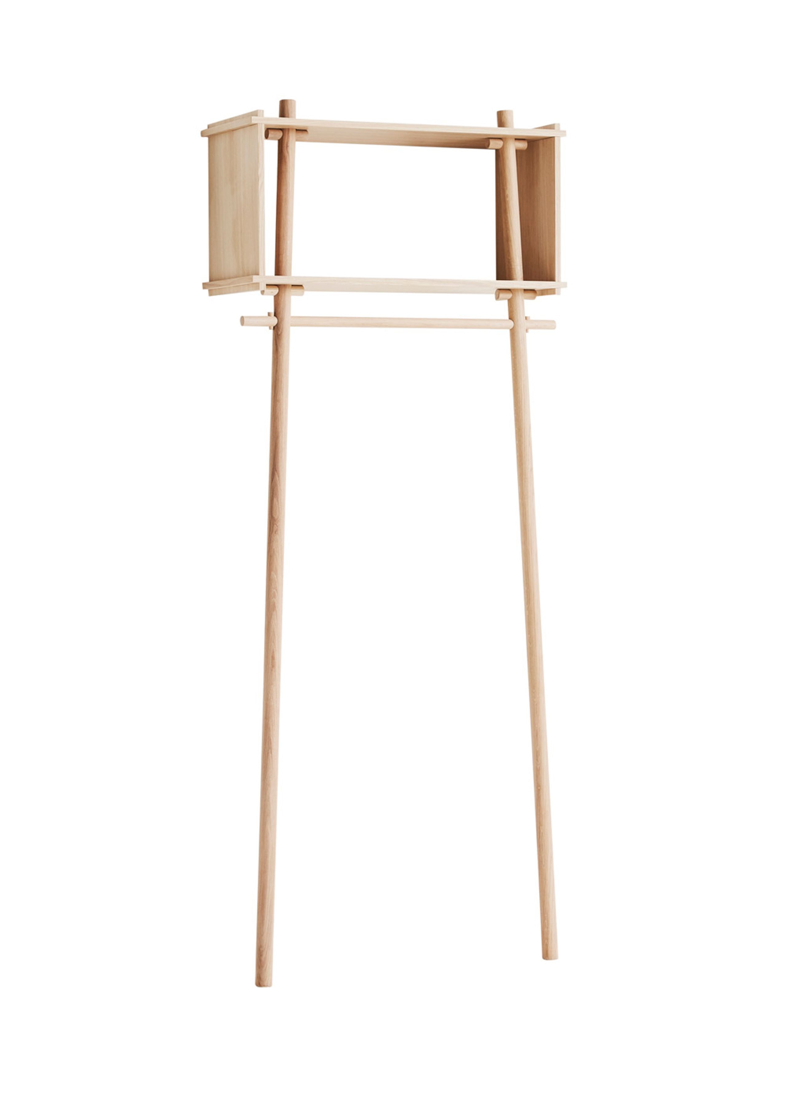 LEMUS - Shelf - Töjbox - Large / Black painted oak