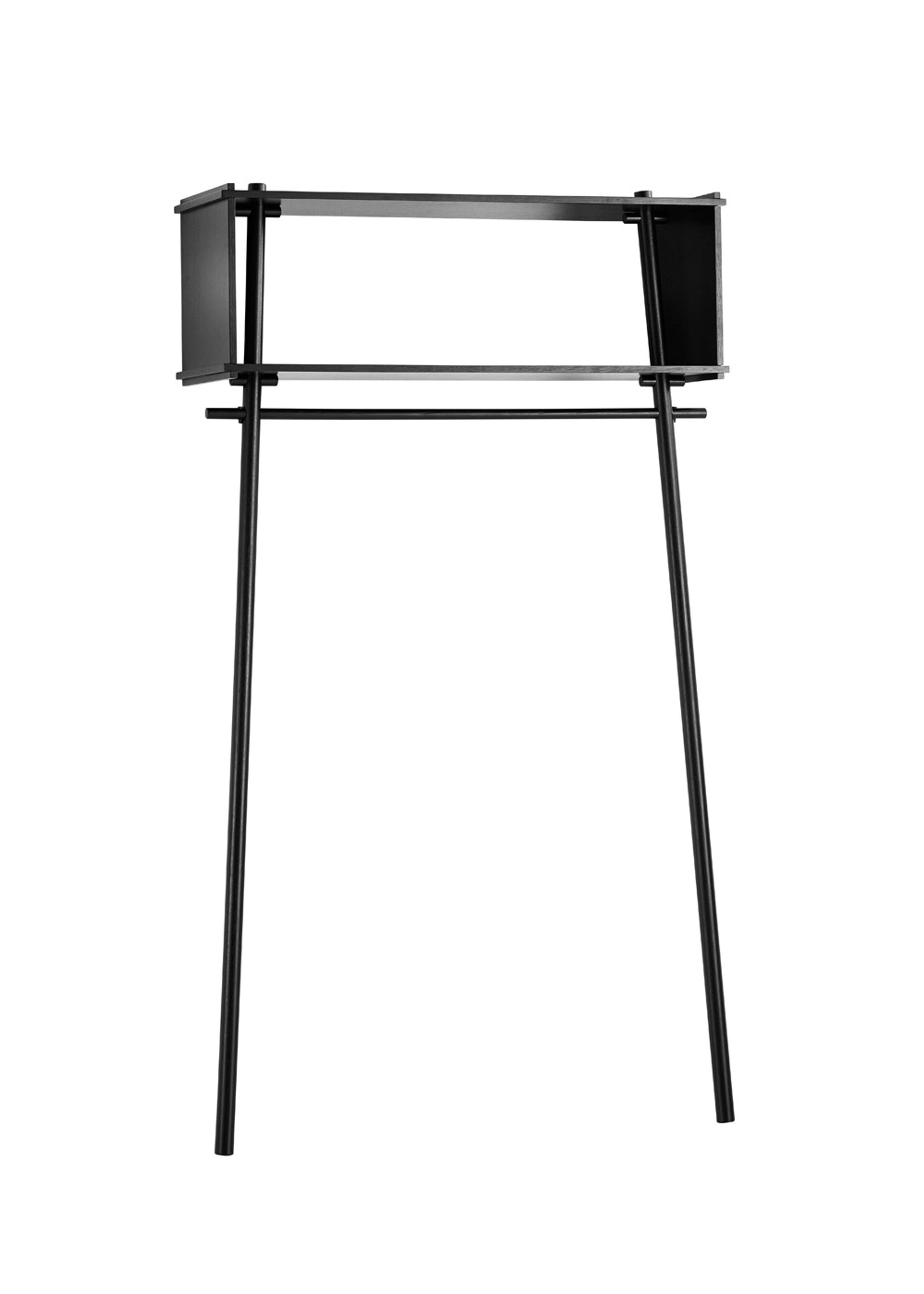 LEMUS - Shelf - Töjbox - Large / Black painted oak