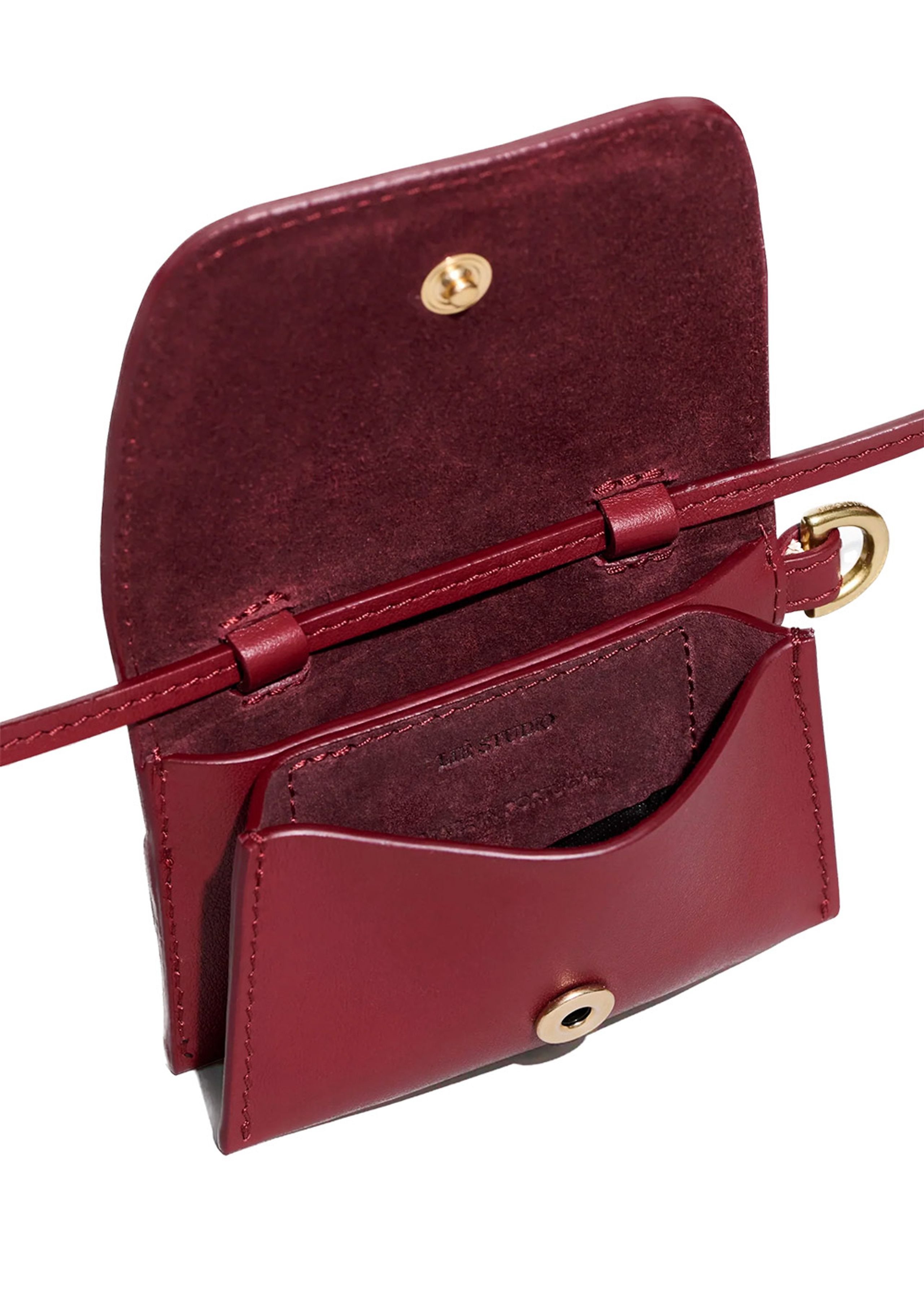 LIÈ STUDIO - Waist bag - The Stella Wallet - Burgundy Red