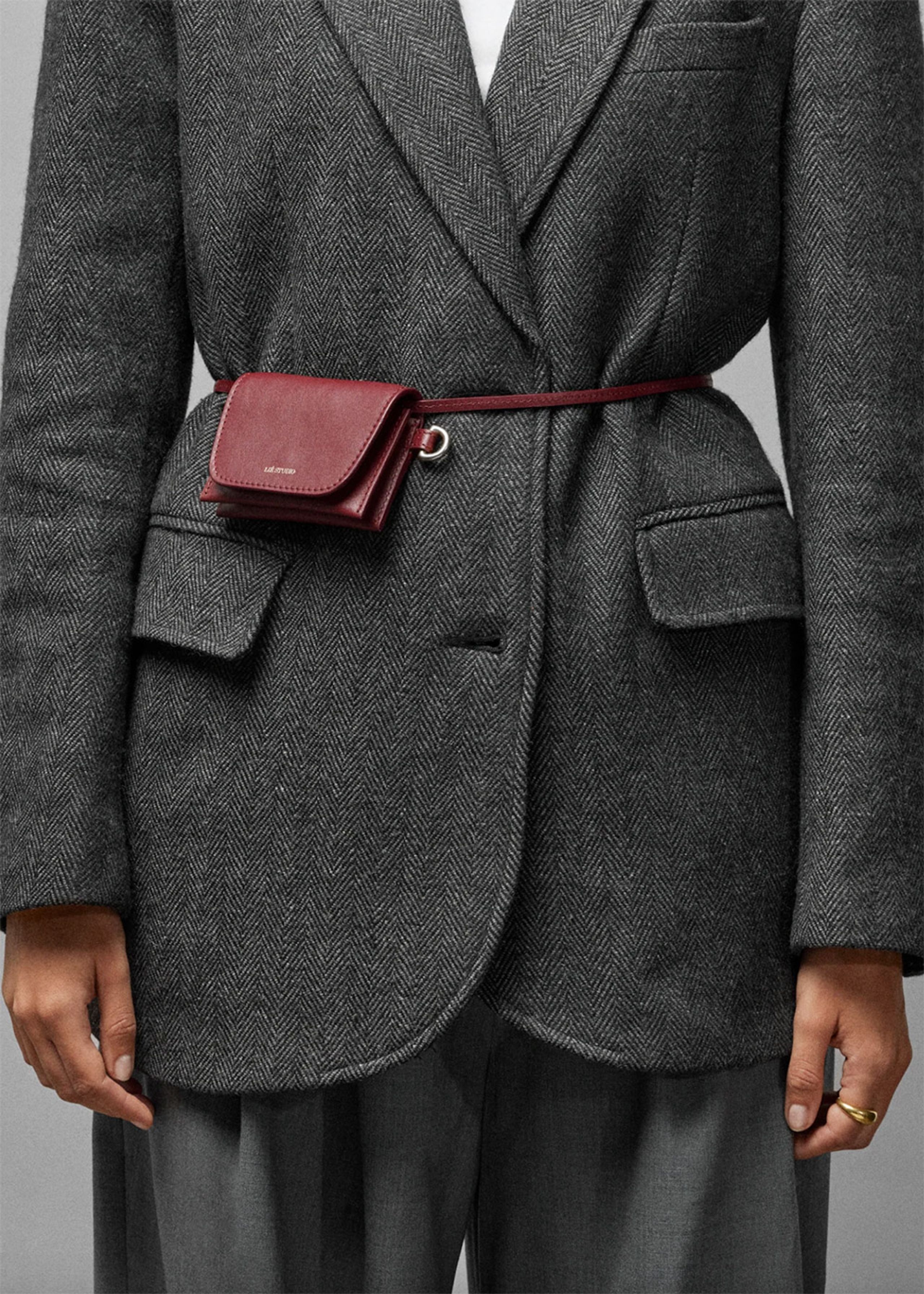 LIÈ STUDIO - Waist bag - The Stella Wallet - Burgundy Red