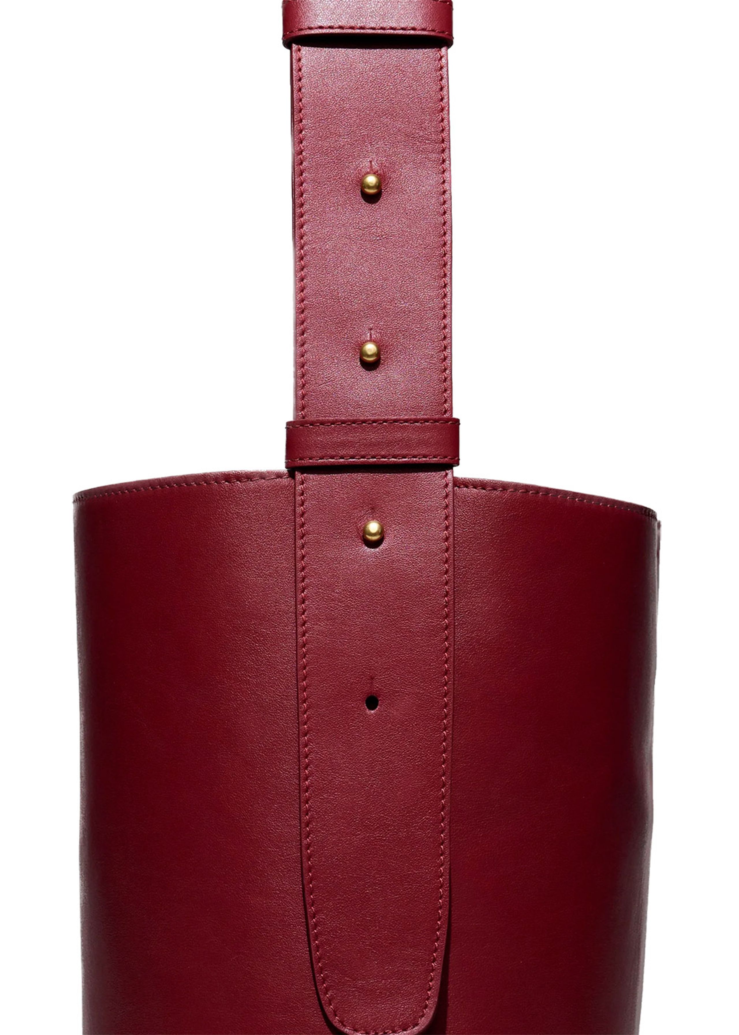 LIÈ STUDIO - Crossbody bag - The Norma Tote - Burgundy Red