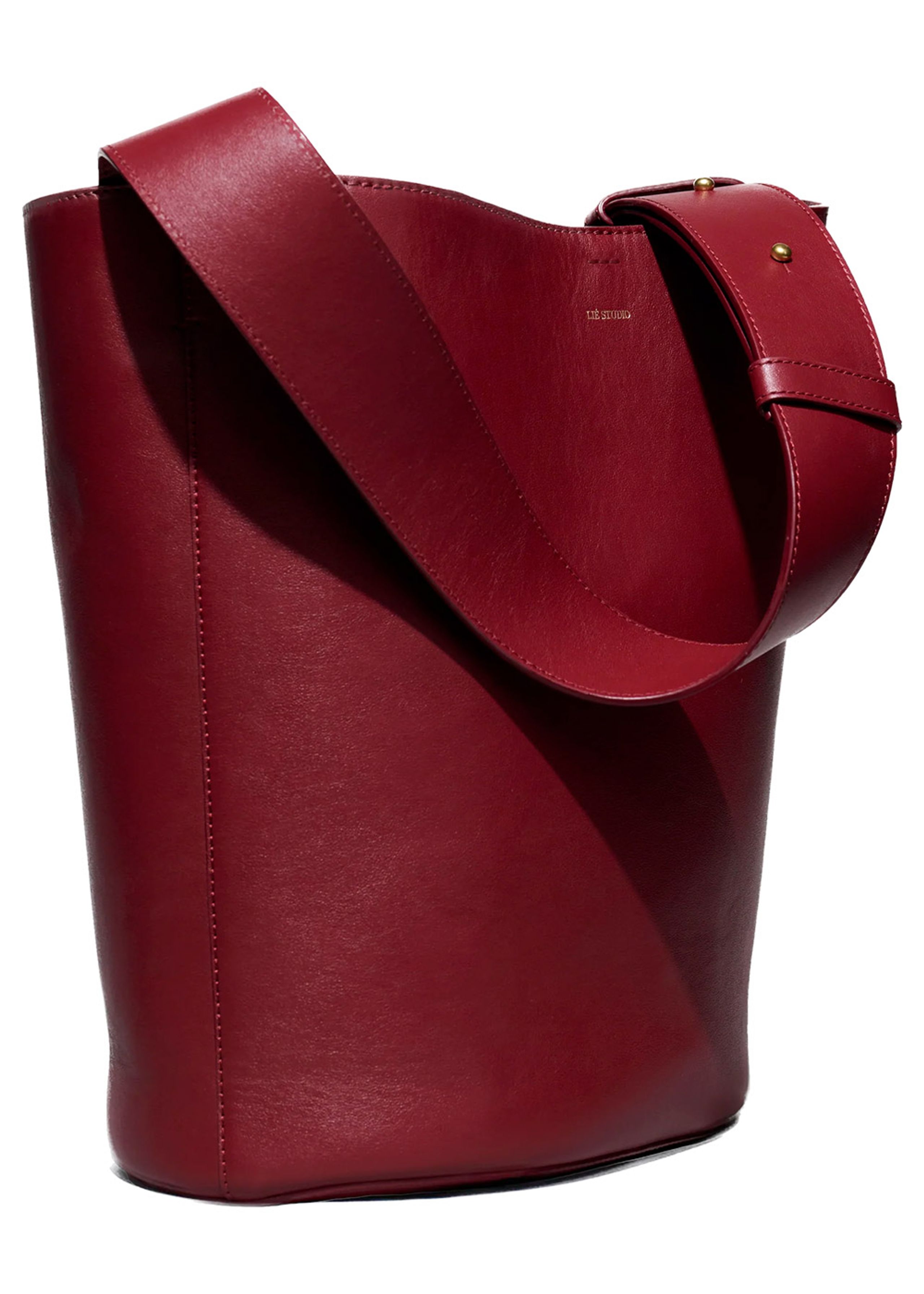 LIÈ STUDIO - Crossbody bag - The Norma Tote - Burgundy Red