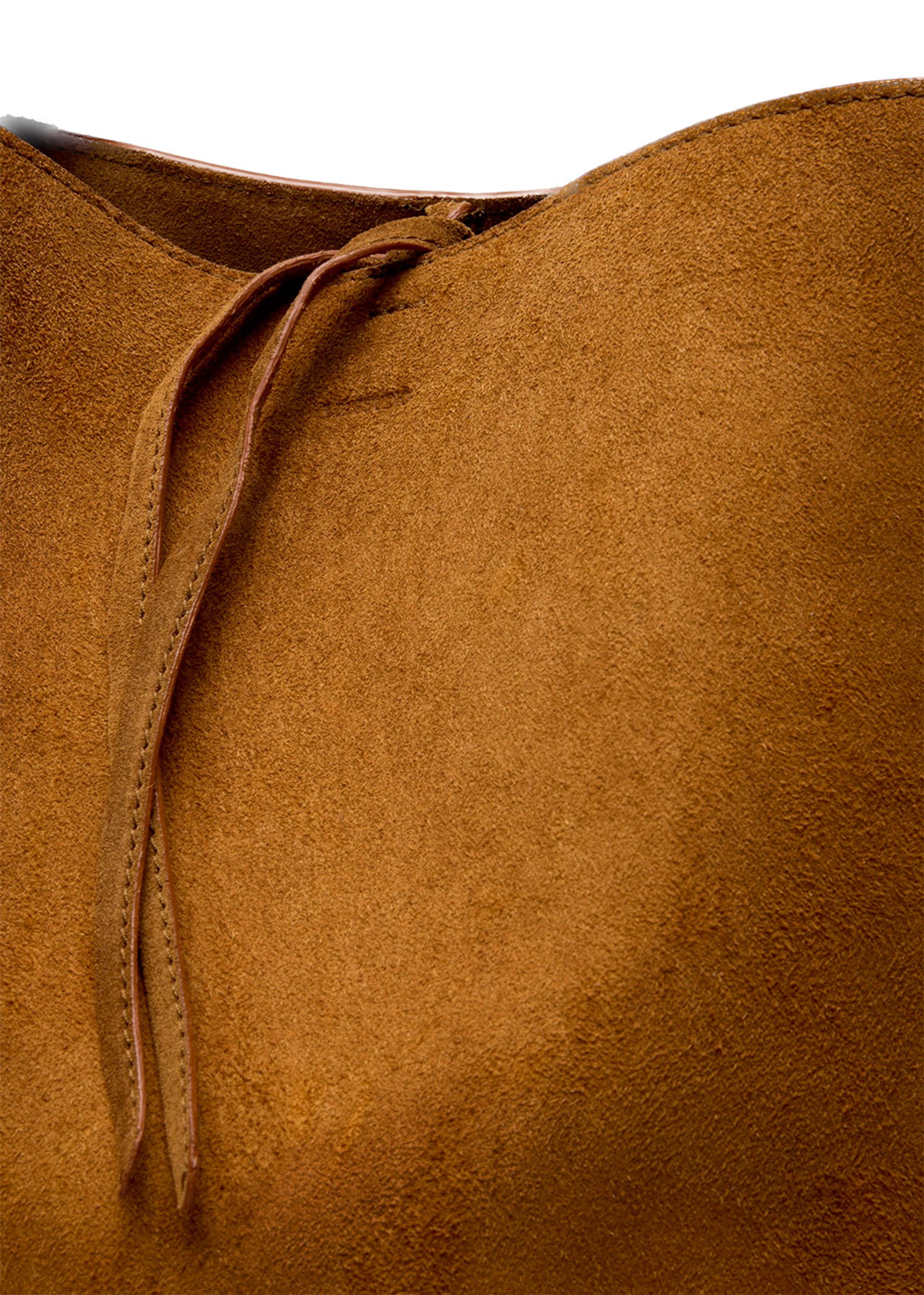 LIÈ STUDIO - Crossbody bag - The Norma Tote - Maple Brown Suede