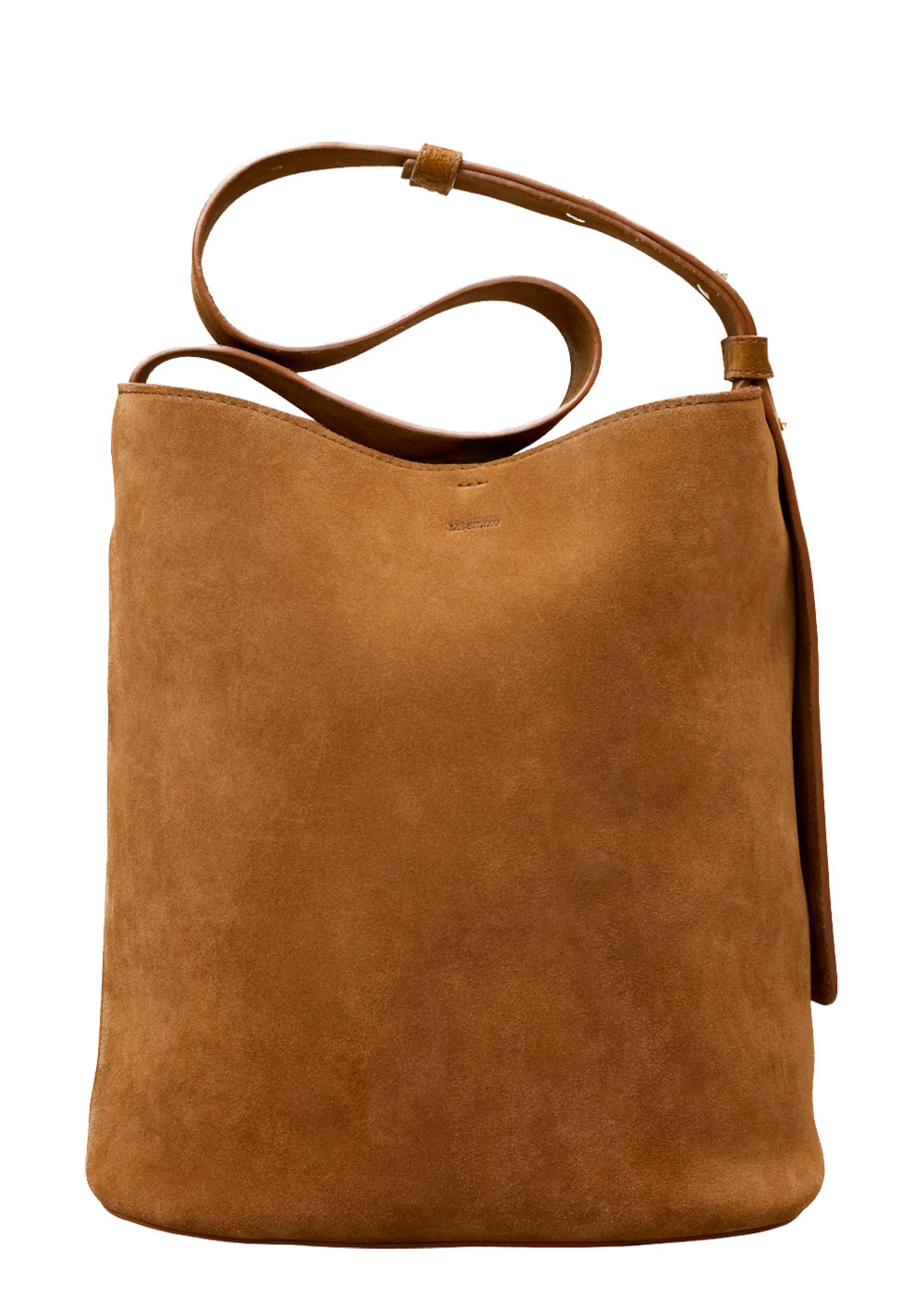 LIÈ STUDIO - Crossbody bag - The Norma Tote - Maple Brown Suede