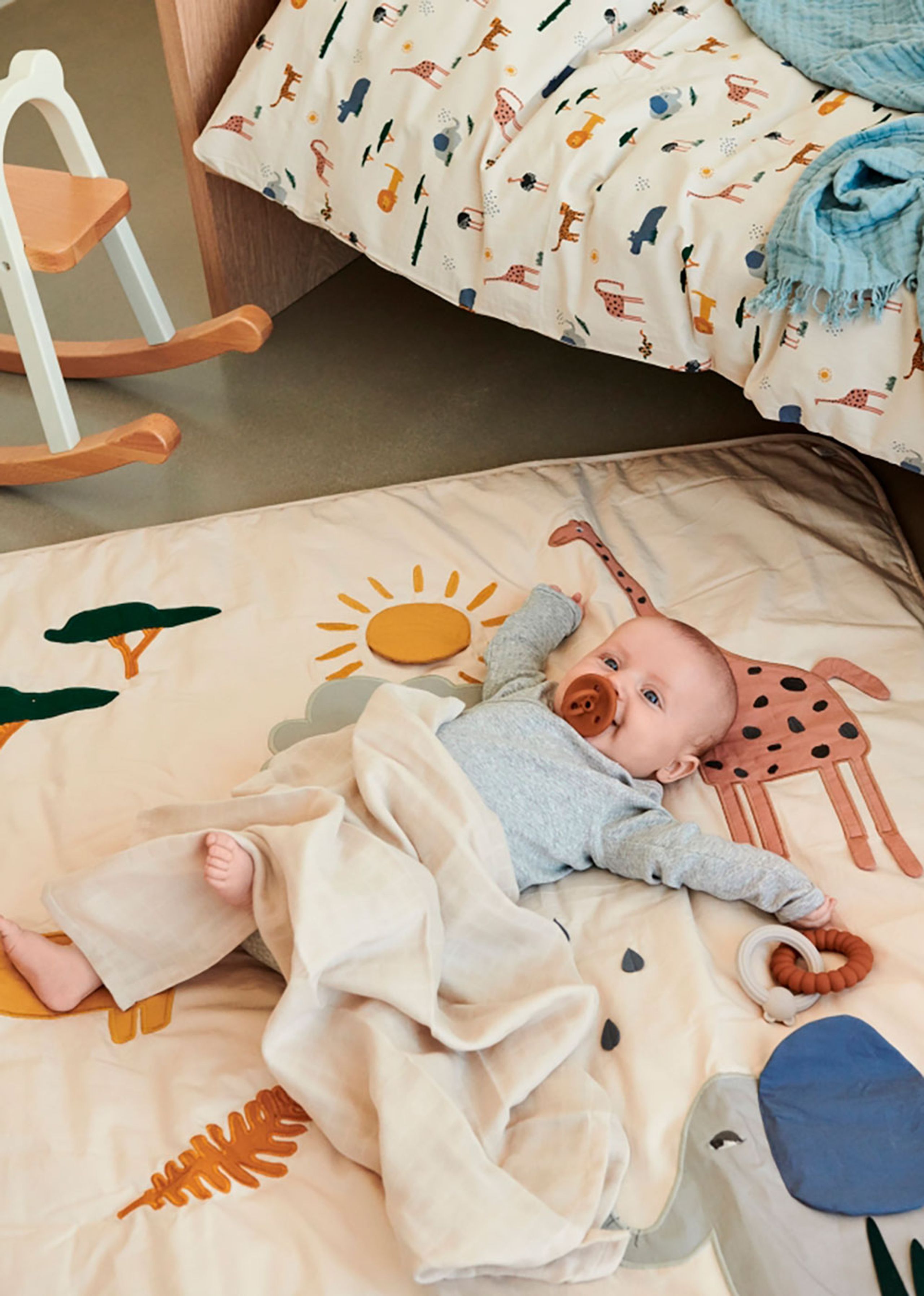 LIEWOOD - Aktivitätsdecke - Glenn Aktivitetstæppe - 1111 - Safari sandy mix