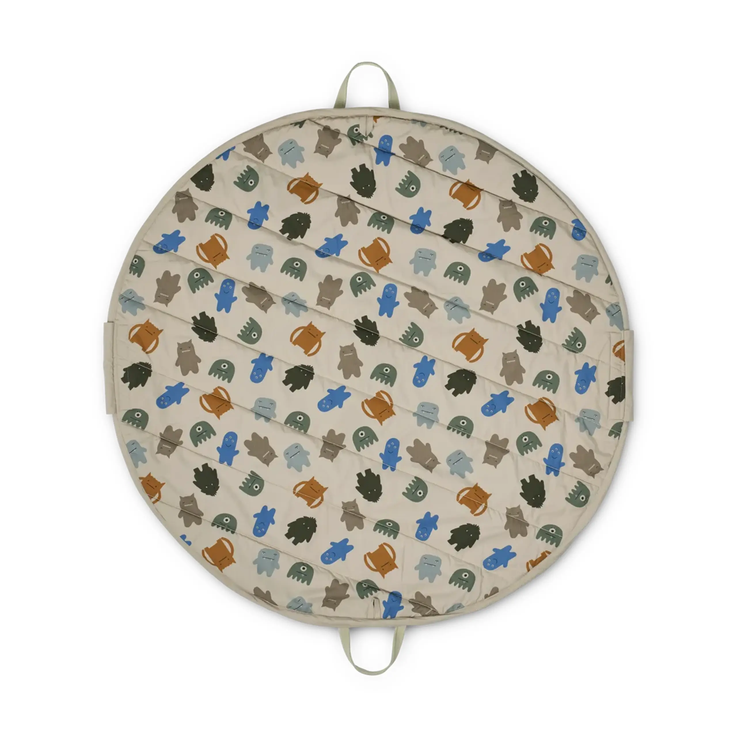 LIEWOOD - Aktivitätsdecke - Svende Multi Storage Blanket - 1627 Monsters Blue Mix