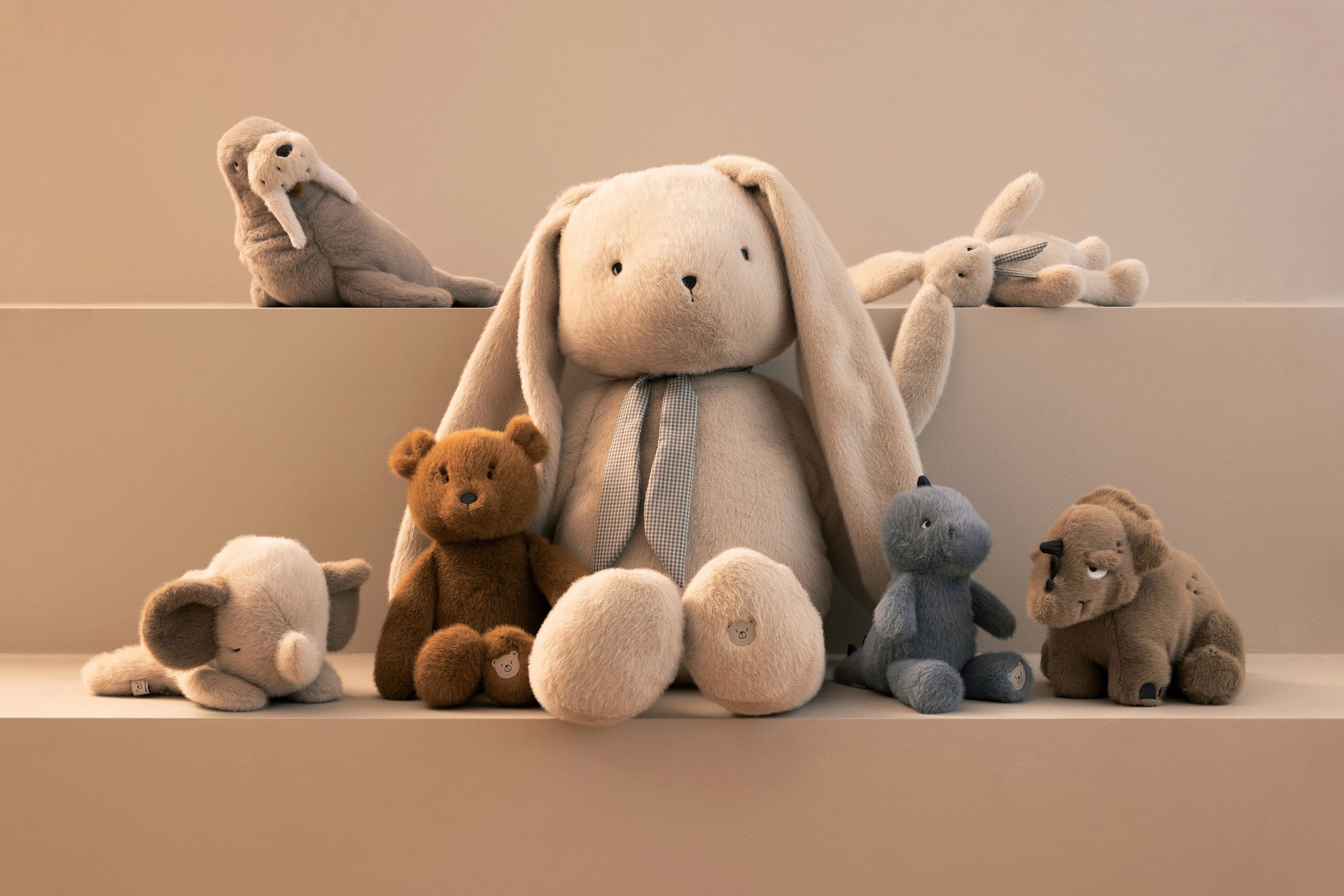 LIEWOOD - Plush toys - Bernis Rabbit Teddy - Mist