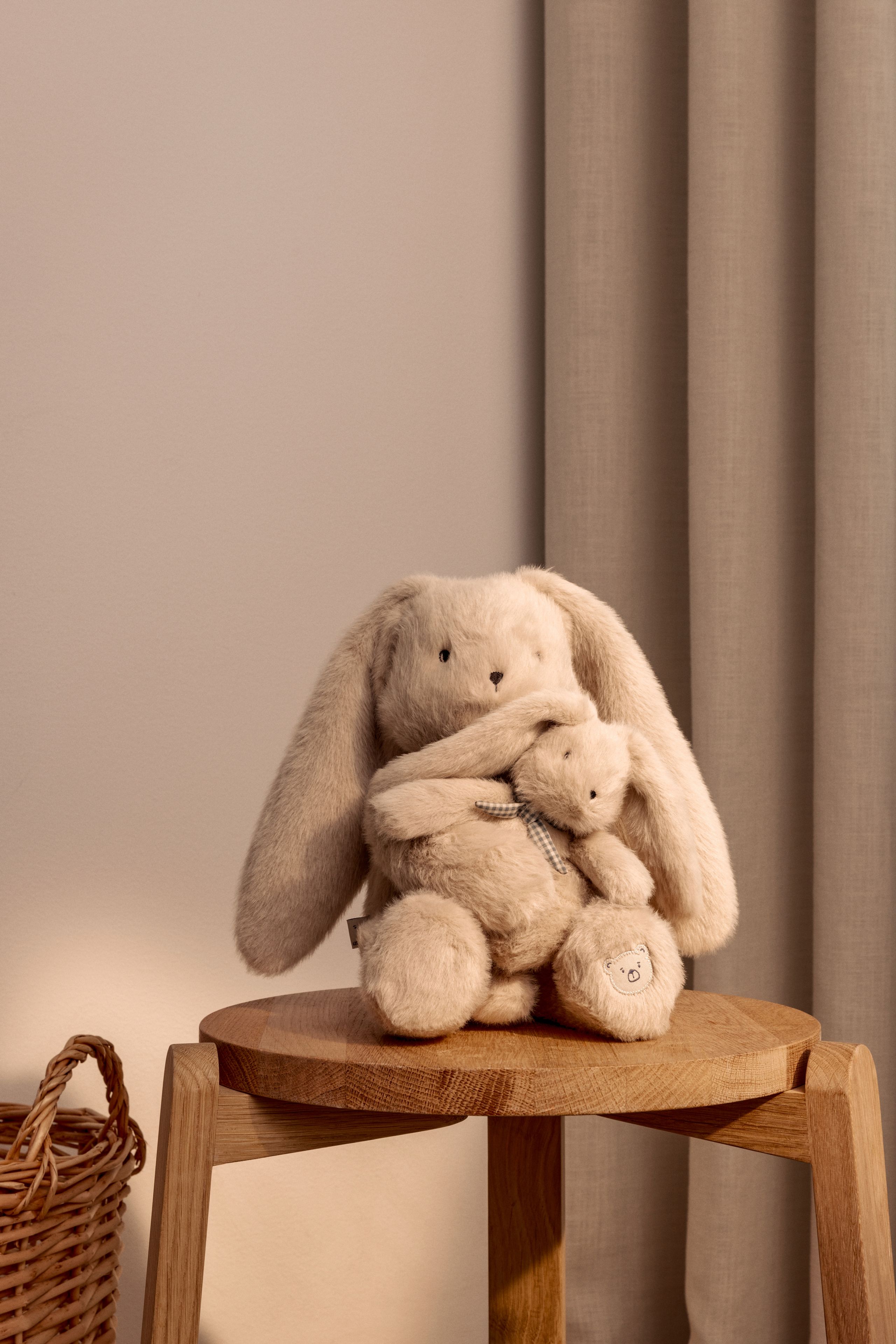 LIEWOOD - Plush toys - Berto Mommy & Me Rabbit Teddy - Mist