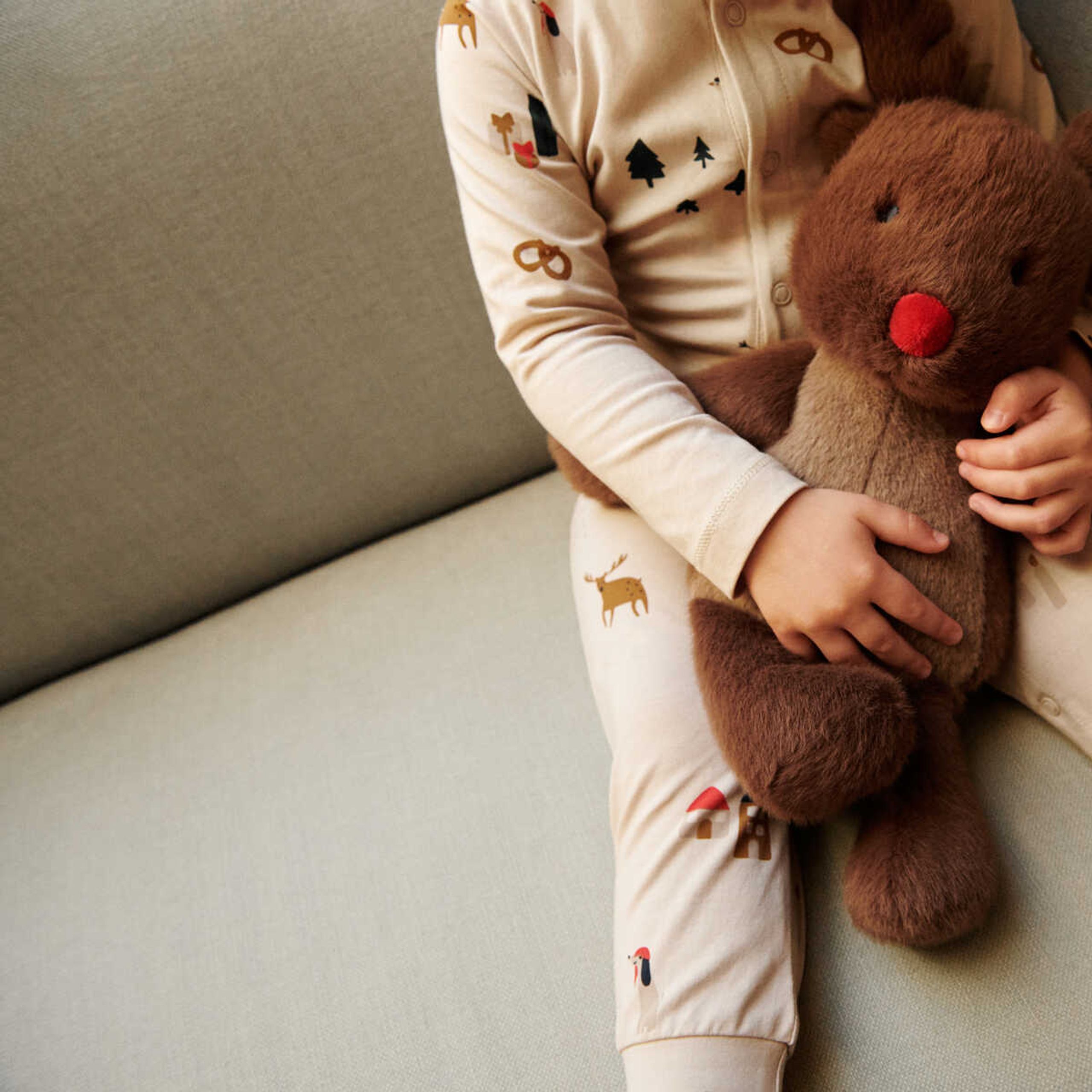 LIEWOOD - Stuffed Animal - Berto Reindeer Teddy - 0086 Pecan