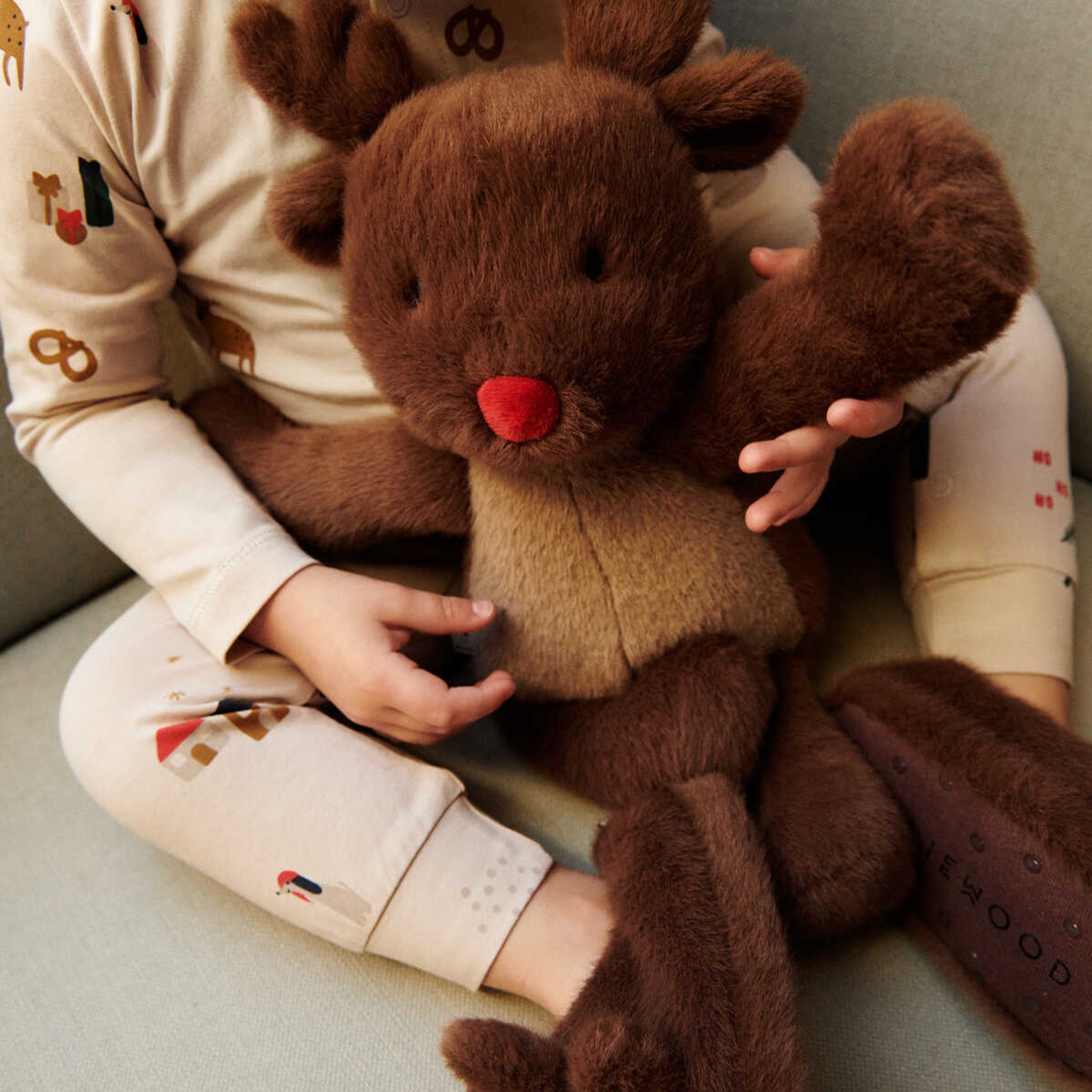 LIEWOOD - Stuffed Animal - Berto Reindeer Teddy - 0086 Pecan