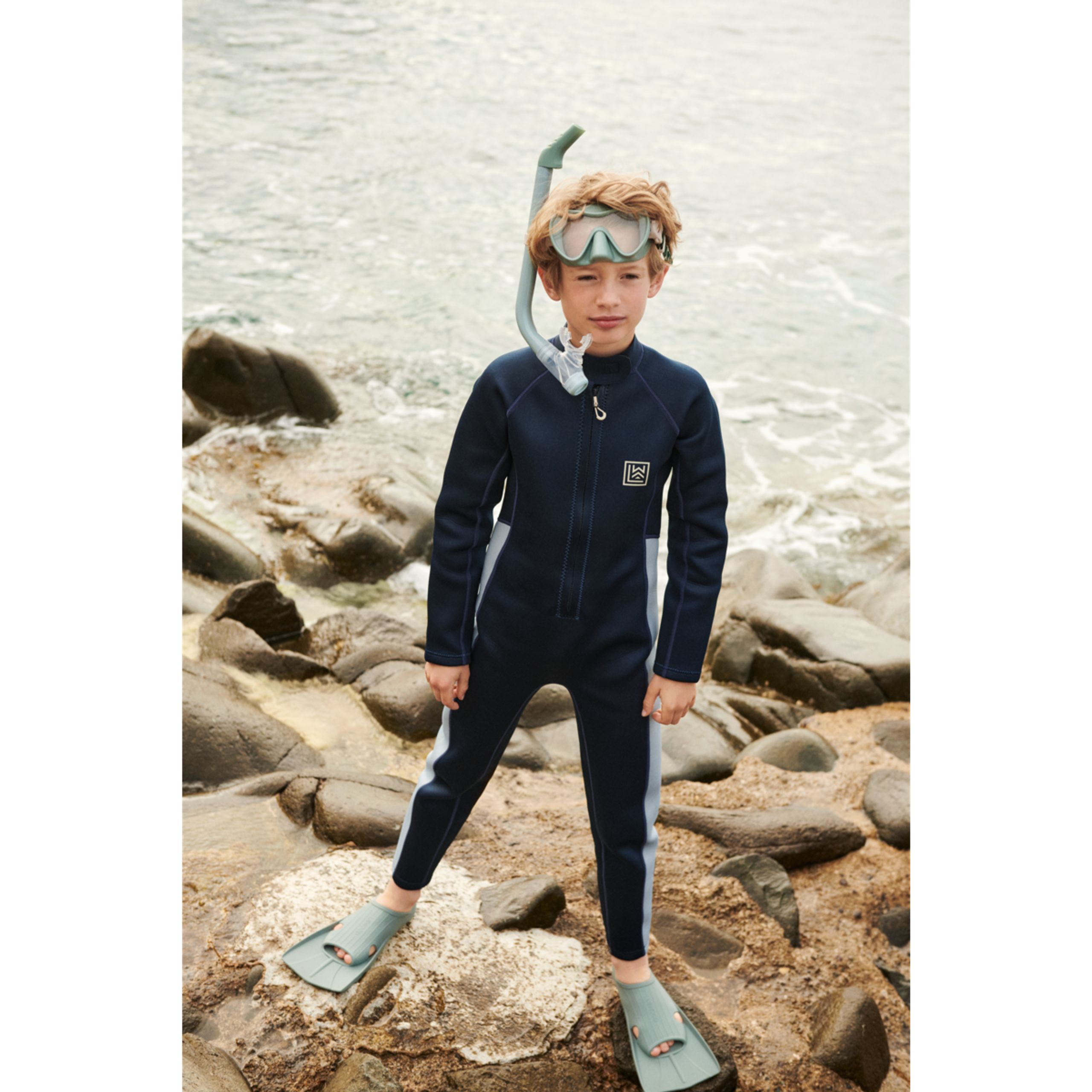 LIEWOOD - I bambini - Jacques Snorkel Set - Peppermint mix