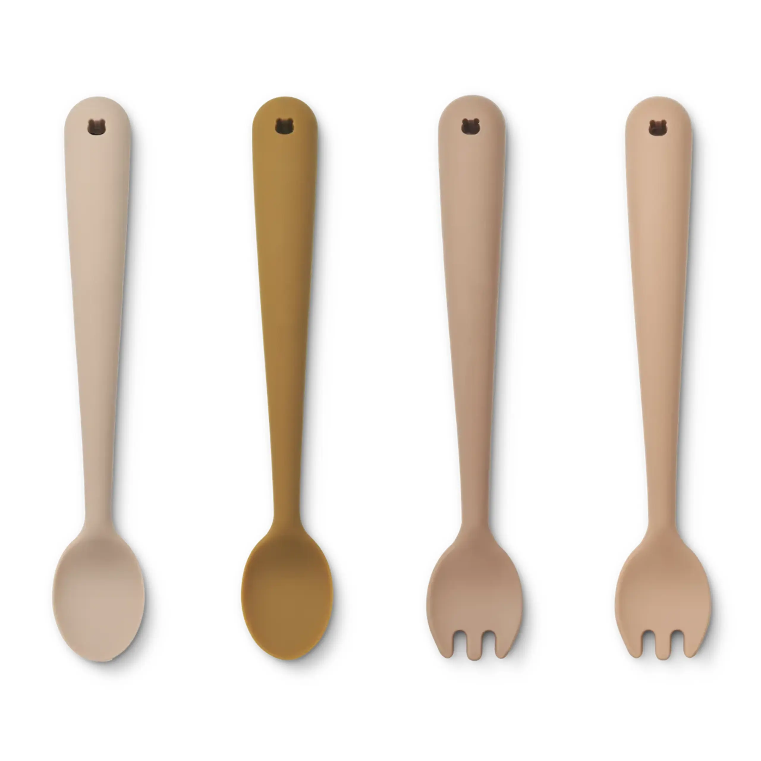 LIEWOOD - Kinderbestek - Shea Feeding Set 4-pack - Rose multi mix