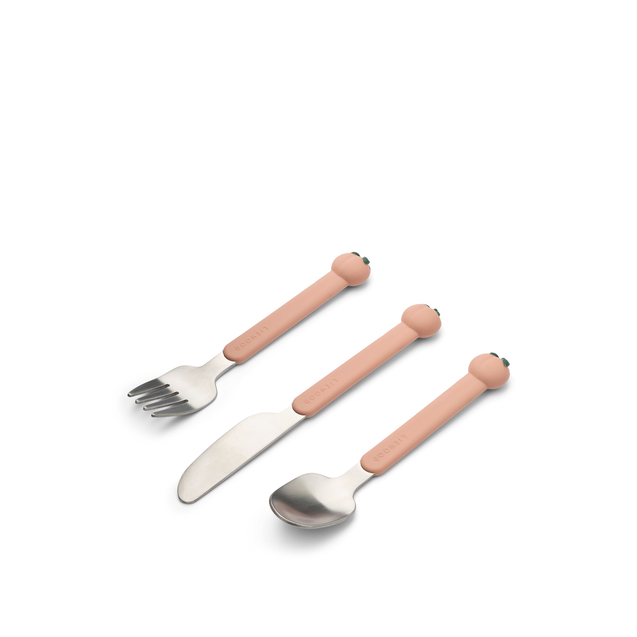 LIEWOOD - Children's cutlery - Tove Peach Cutlery Set - 9907 Peach / Pale Tuscany Multi Mix