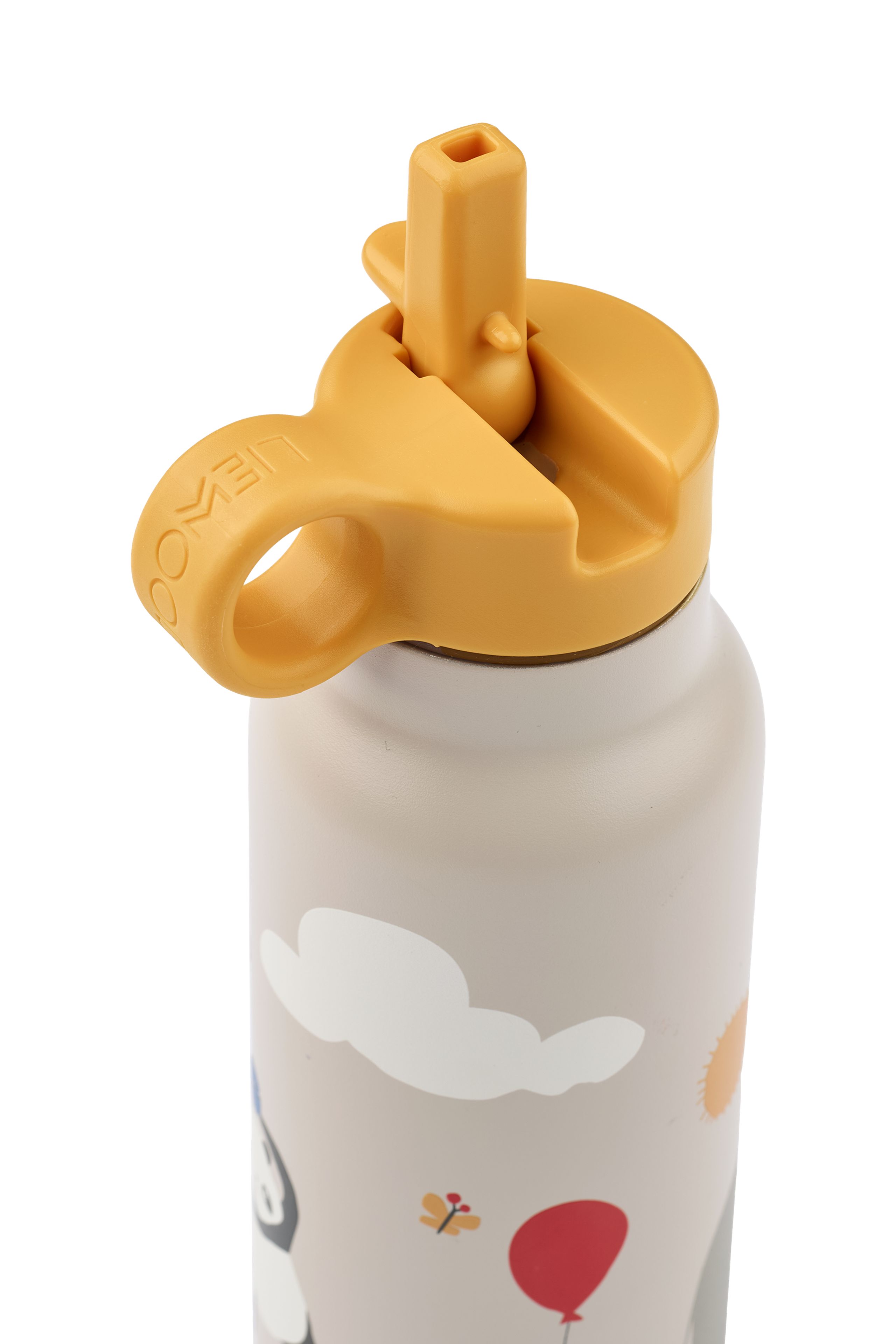 LIEWOOD - Garrafa para beber para crianças - Falk Water Bottle - Around the world / Sandy