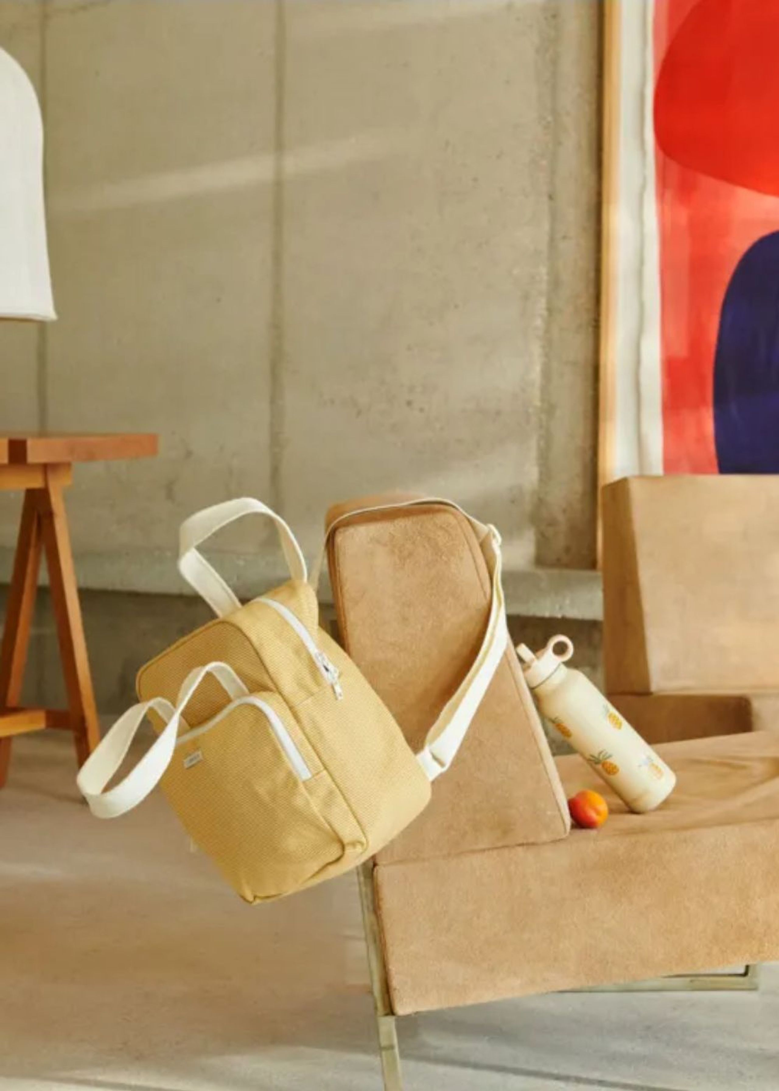 LIEWOOD - Gourde pour enfants - Falk Water Bottle - 500 ml - Pineapples / Cloud Cream