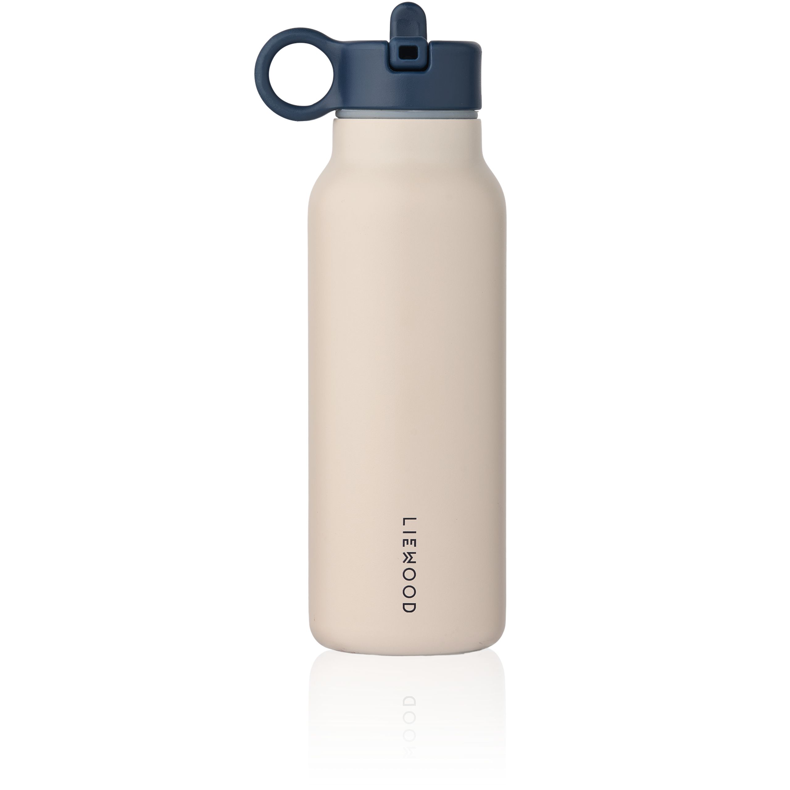 LIEWOOD - Børnedrikkedunk - Falk Water Bottle With Panda Lid 350 Ml - Sandy