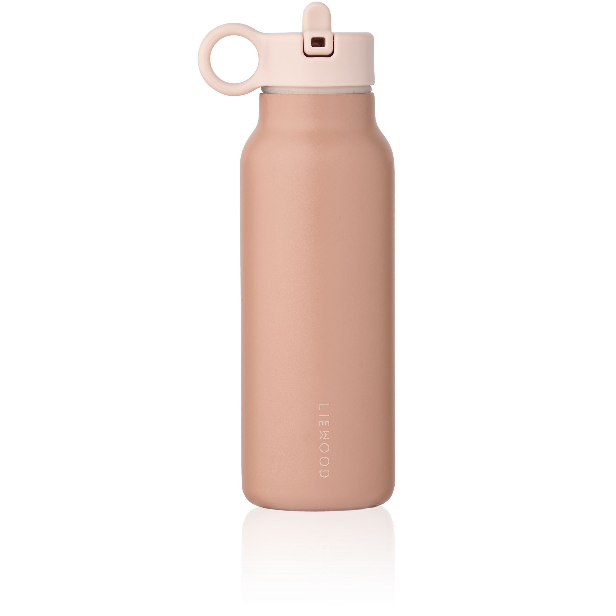 LIEWOOD - Børnedrikkedunk - Falk Water Bottle With Rabbit Lid 350 Ml - Pale tuscany