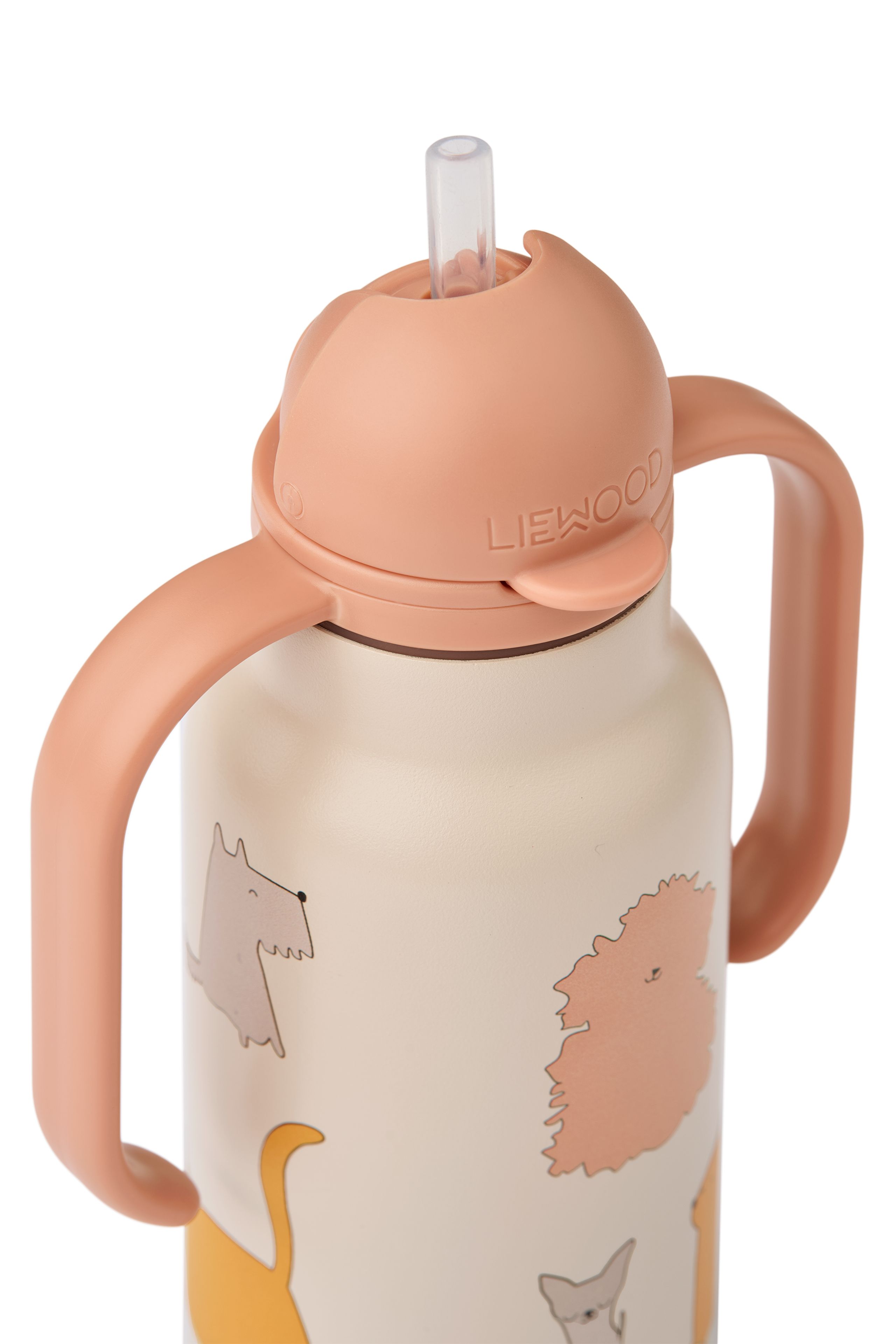 LIEWOOD - Trinkflasche für Kinder - Kimmie Bottle - 2503 Cats and Dogs / Sandy