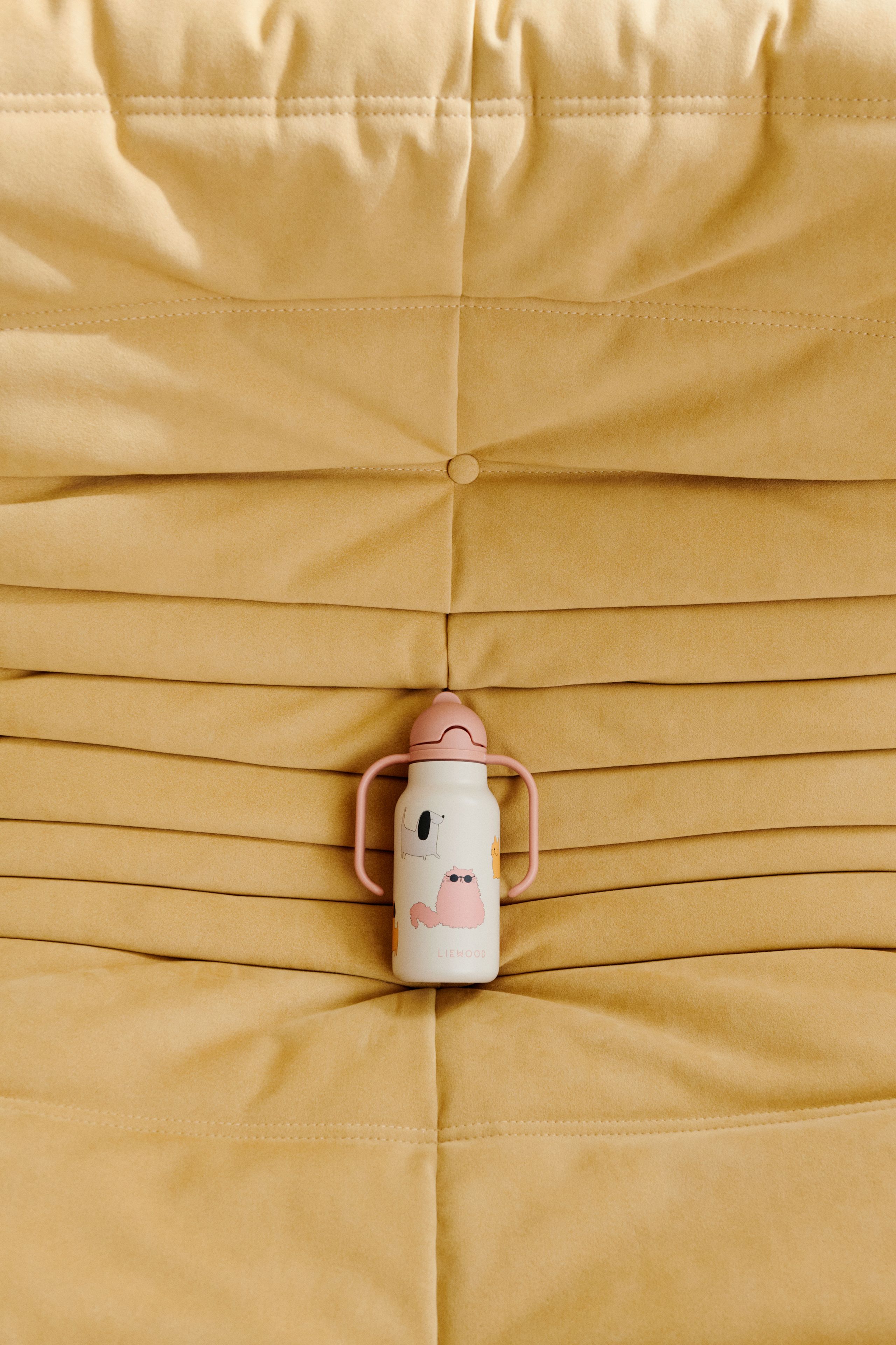 LIEWOOD - Trinkflasche für Kinder - Kimmie Bottle - 2503 Cats and Dogs / Sandy