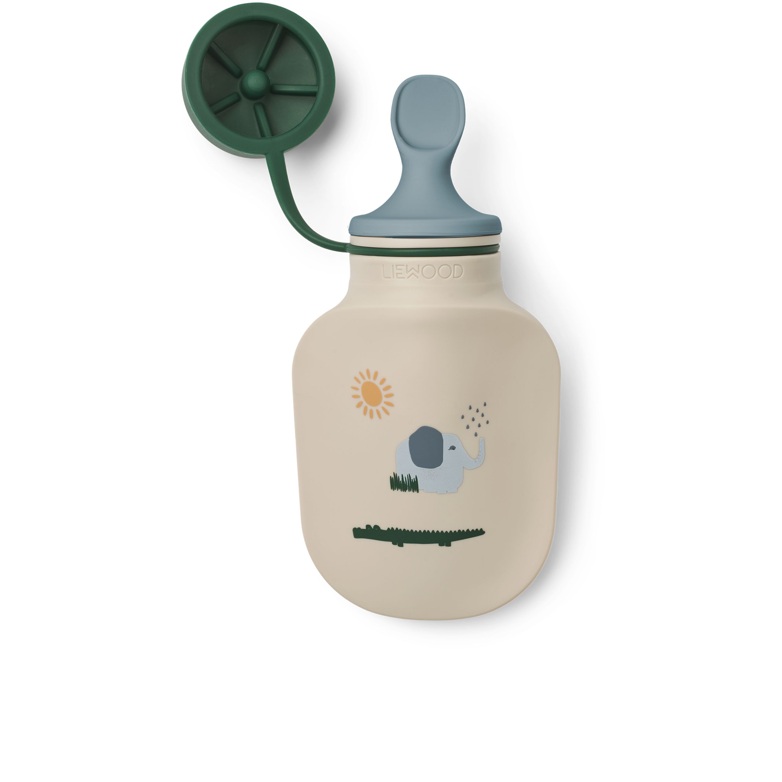 LIEWOOD - Trinkflasche für Kinder - Lizzie Smoothie Bottle 2-pack - 1111 Safari Sandy Mix