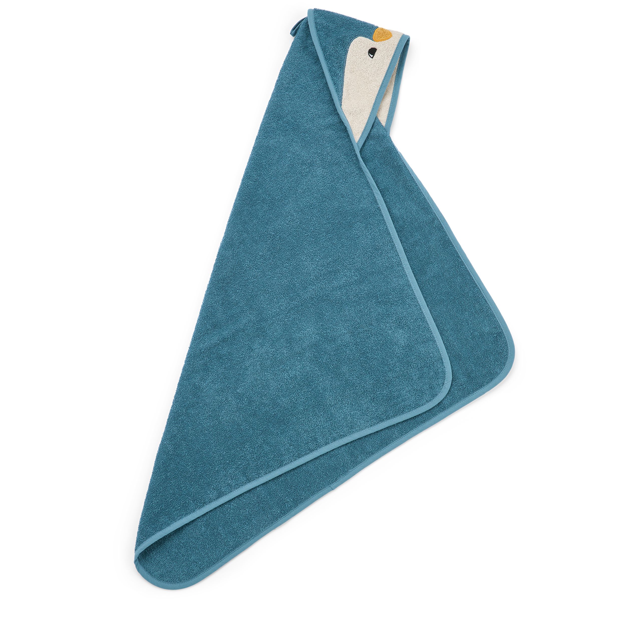 LIEWOOD - Dětský ručník - Albert Penguin Hooded Towel - 2563 Oceanview mix