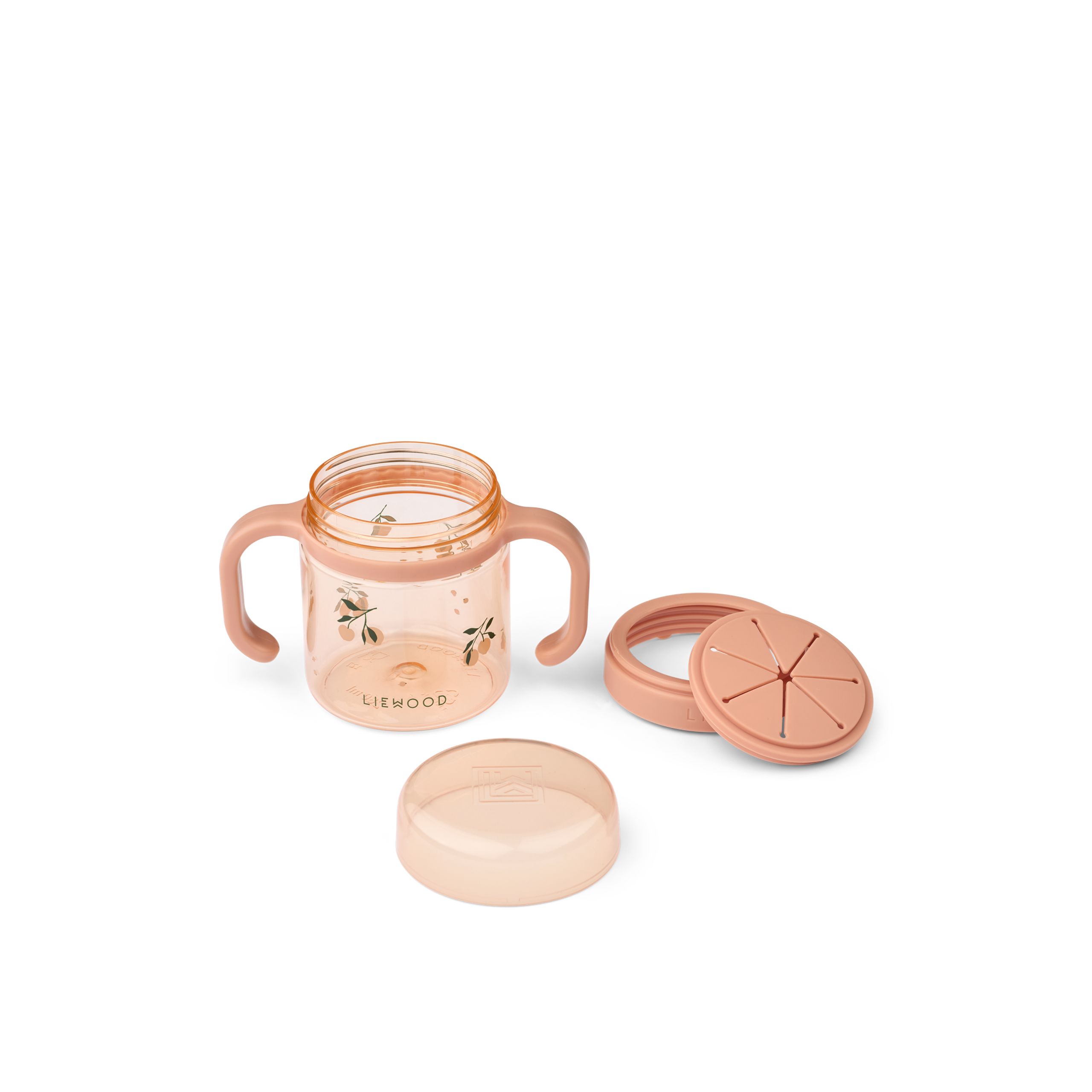 LIEWOOD - Children's cup - Enyo Snack Cup - Peach / Sea Shell