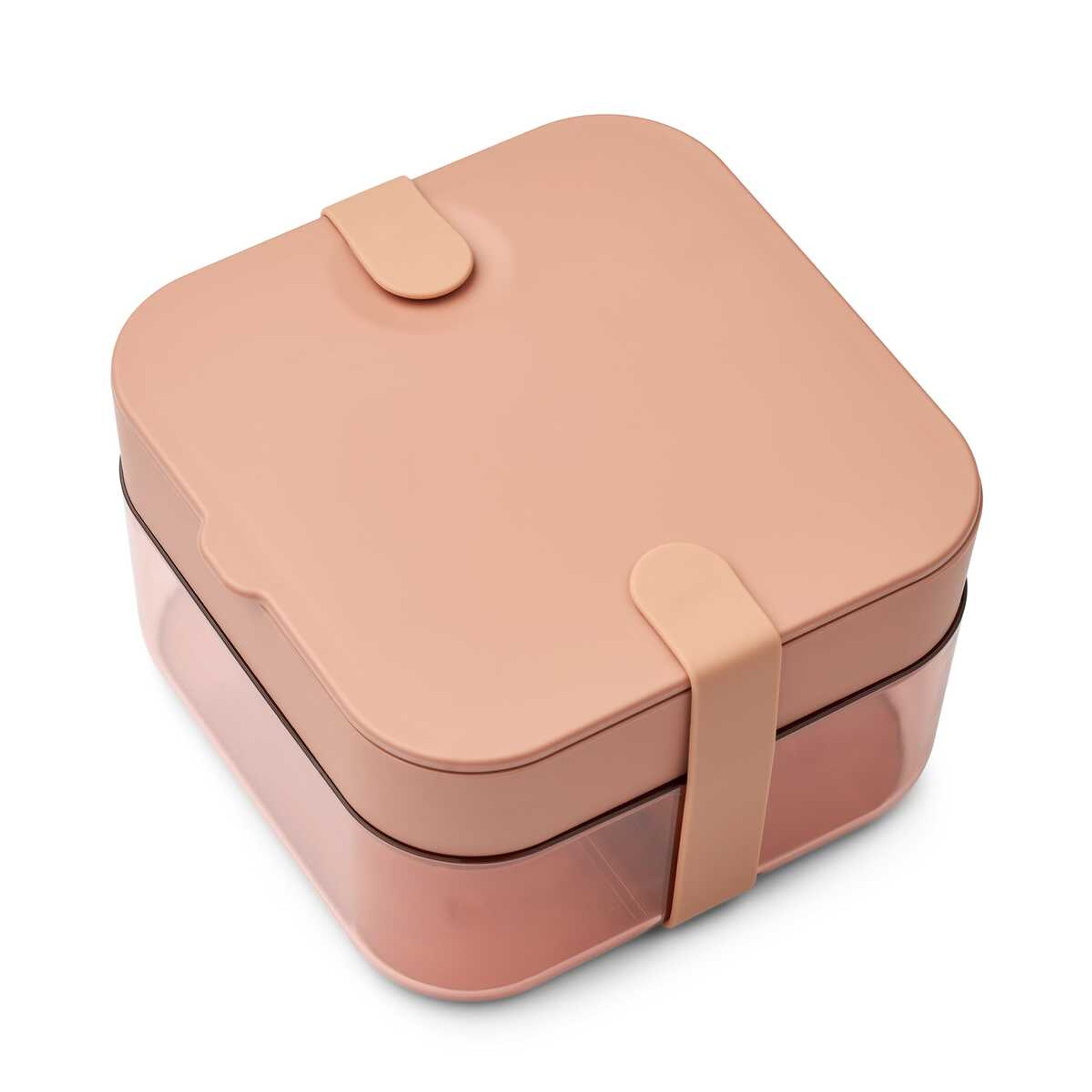 LIEWOOD - Brotdose für Kinder - Amandine Bento Box - Peach / Sea shell