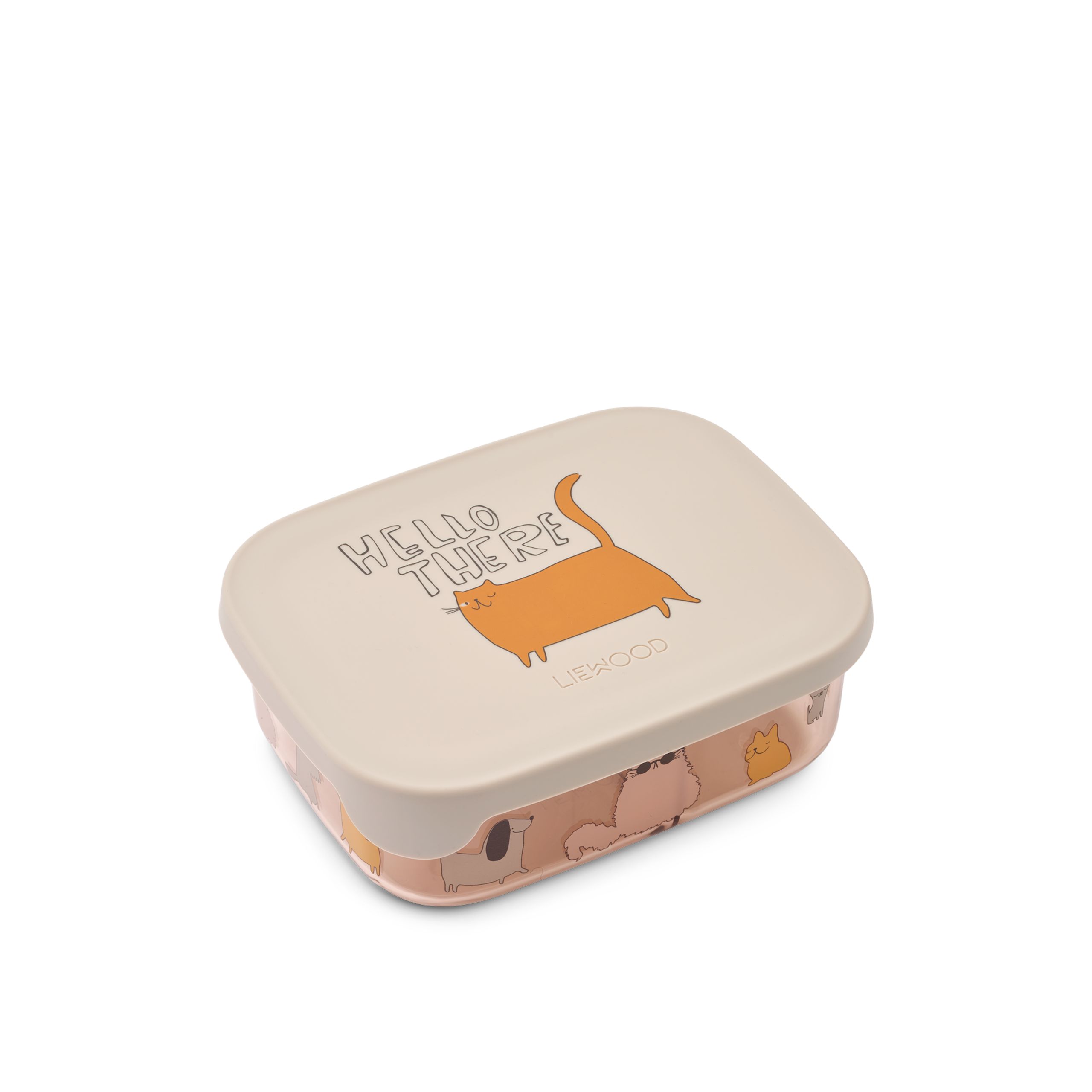 LIEWOOD - Cestino per il pranzo dei bambini - Arthur Tritan Lunchbox - 2503 Cats and Dogs / Sandy