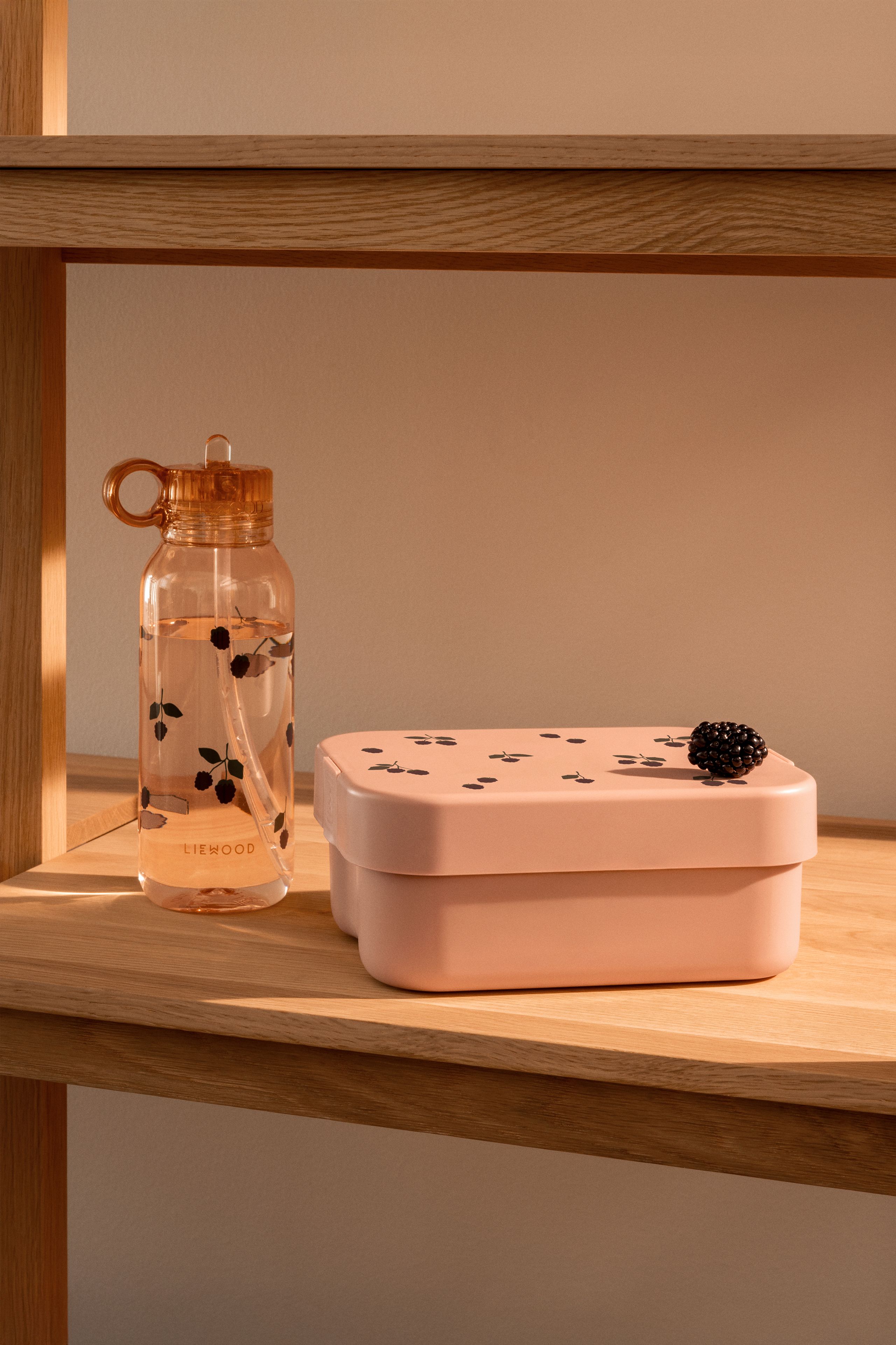 LIEWOOD - Children's lunch box - Chelsey Printed Lunchbox Set - 2502 Berry / Pale Tuscany