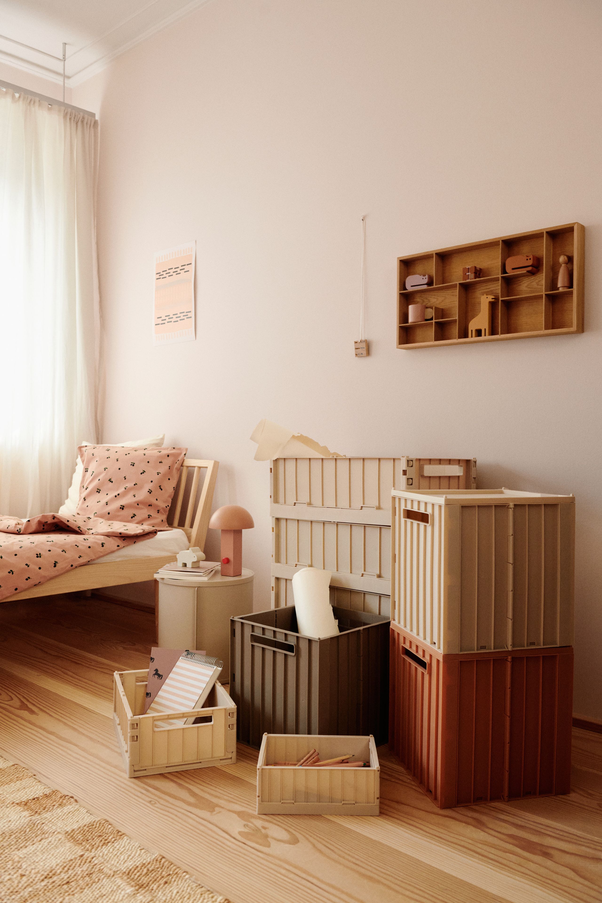 LIEWOOD - Child storage box - Elijah Storage Box w. Lid - 5060 Sandy