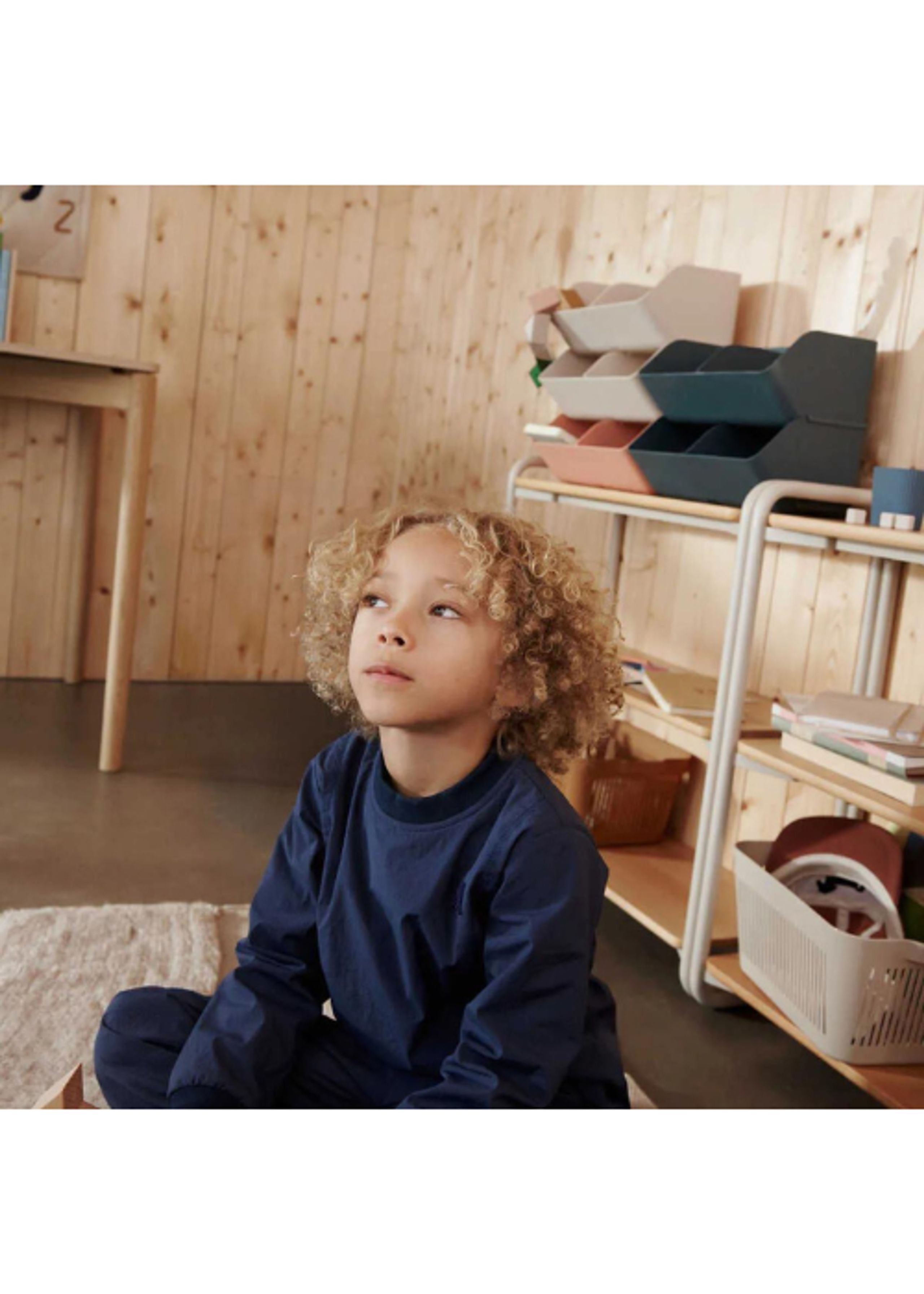 LIEWOOD - Skrzynka do przechowywania dzieci - Makeeva Basket - 2074 Tuscany Rose - Large 2-Pack