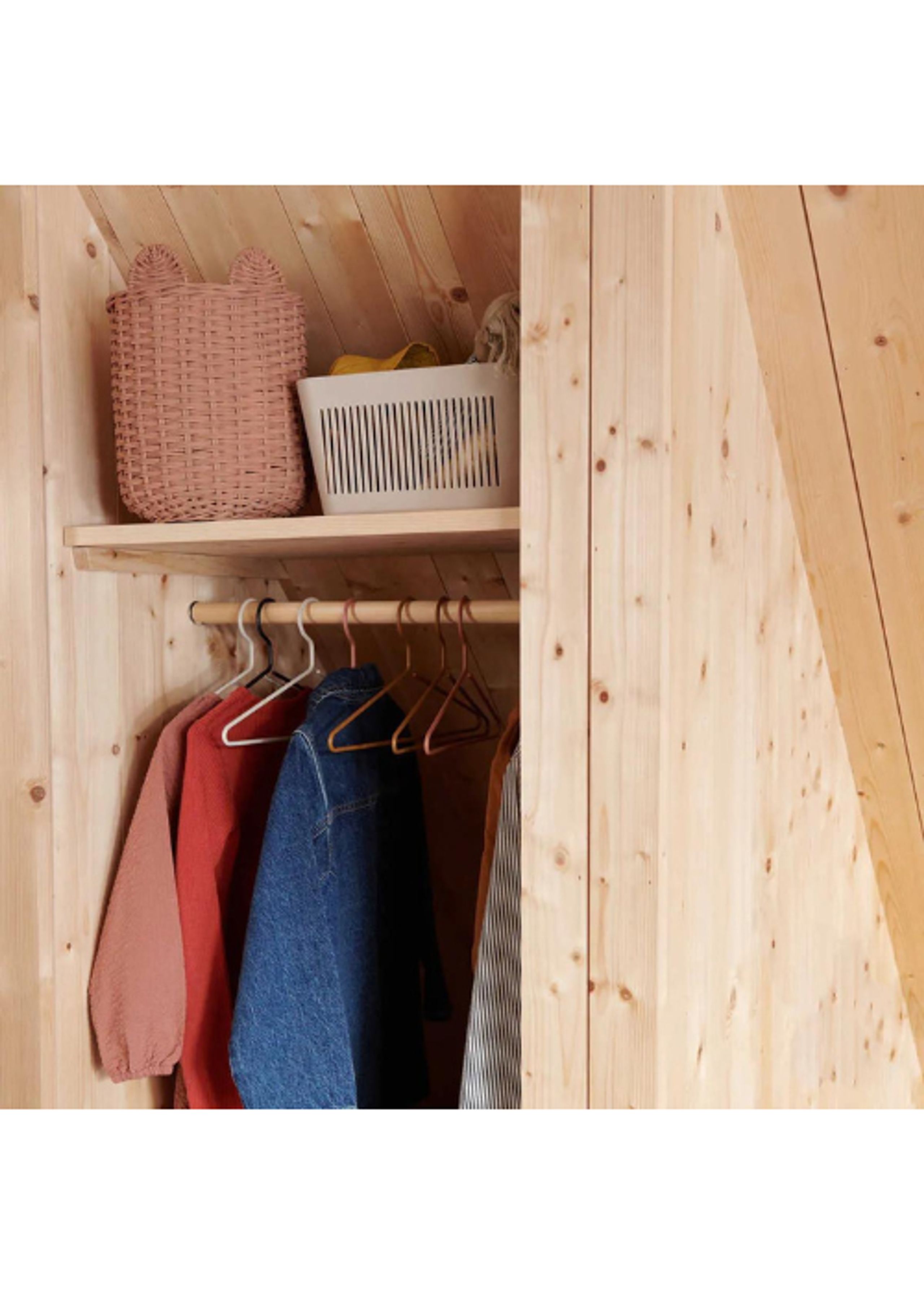 LIEWOOD - Skrzynka do przechowywania dzieci - Makeeva Basket - 2074 Tuscany Rose - Small 4-Pack