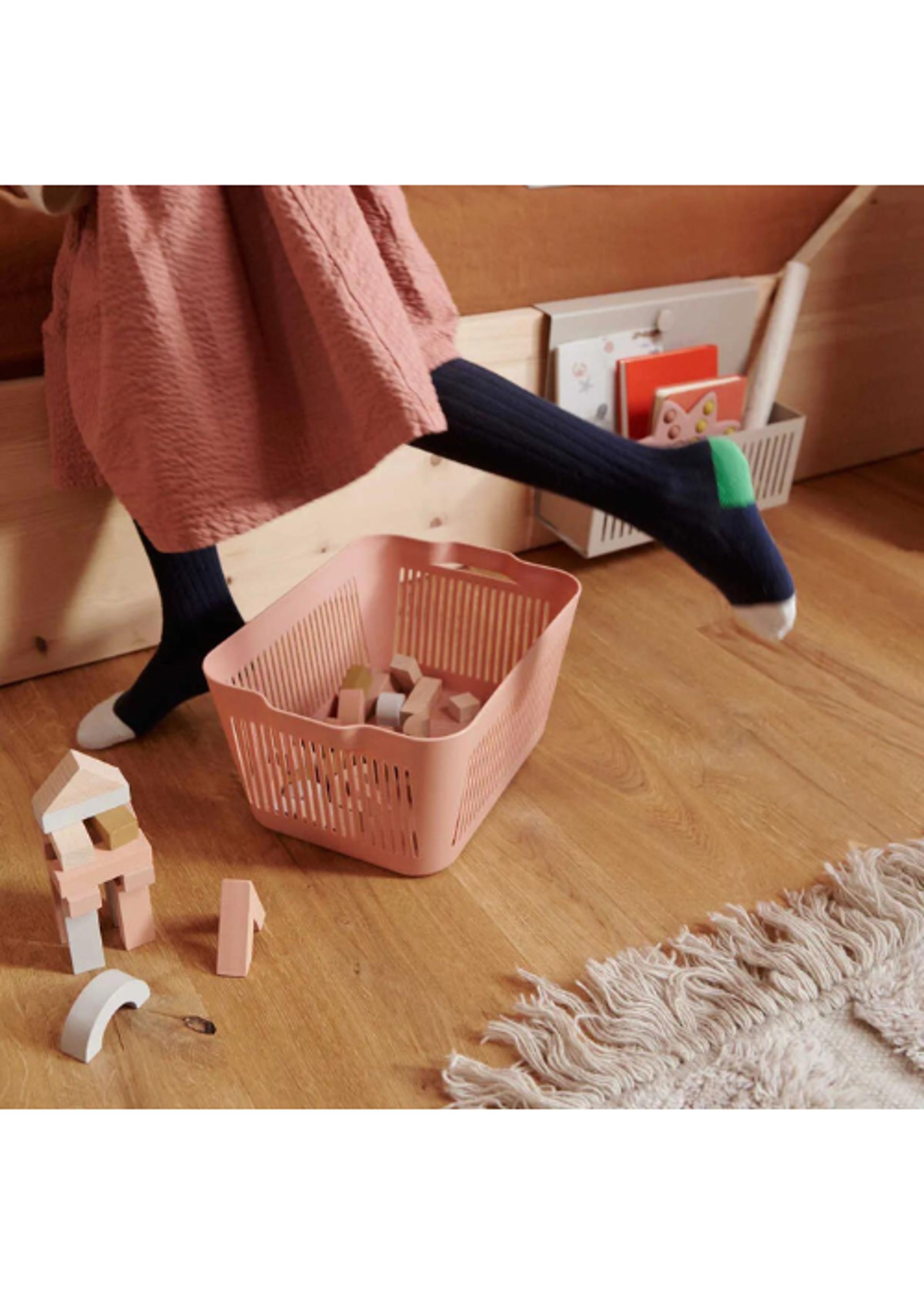 LIEWOOD - Skrzynka do przechowywania dzieci - Makeeva Basket - 5060 Sandy - Large 2-Pack