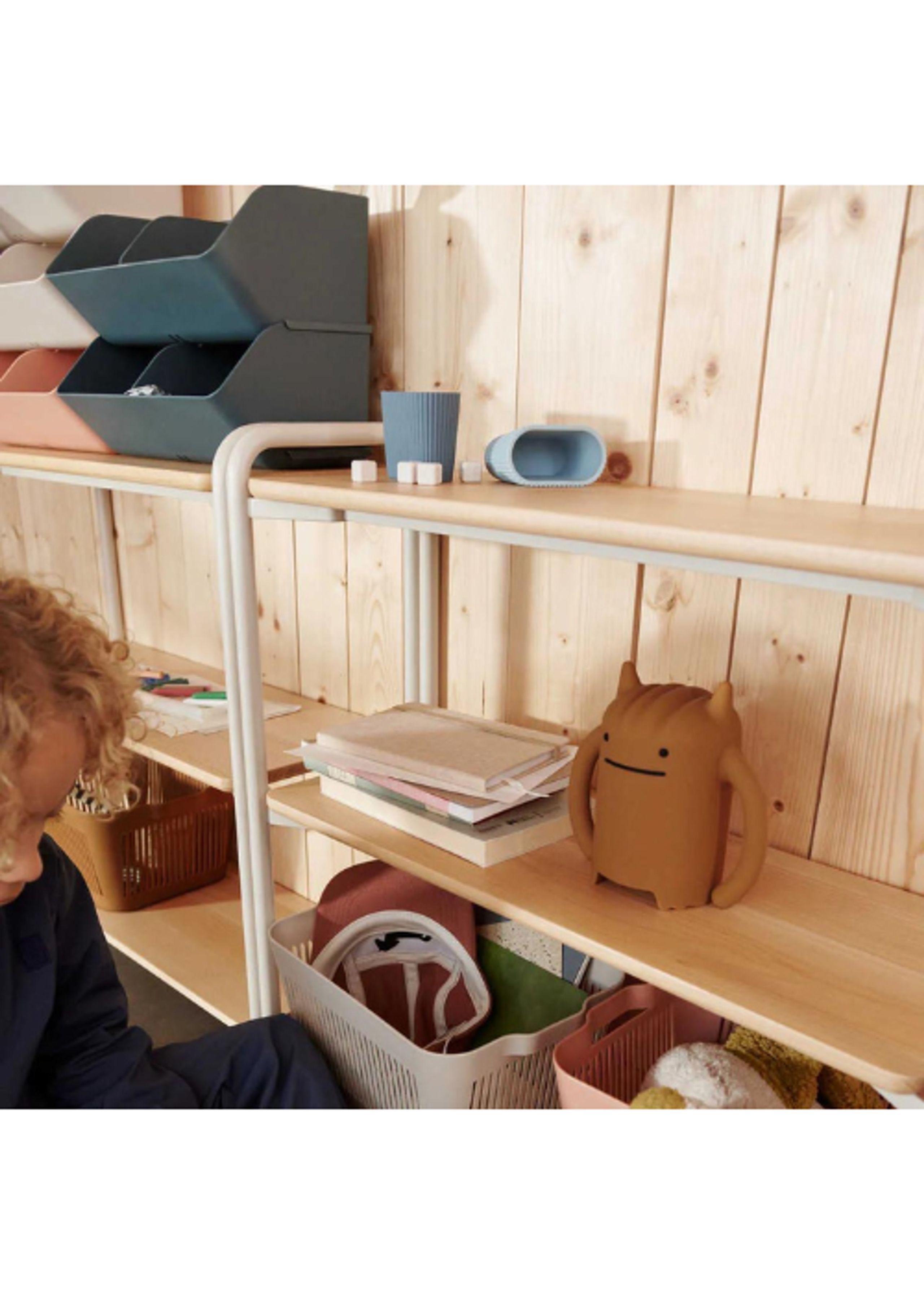 LIEWOOD - Skrzynka do przechowywania dzieci - Makeeva Basket - 5060 Sandy - Large 2-Pack