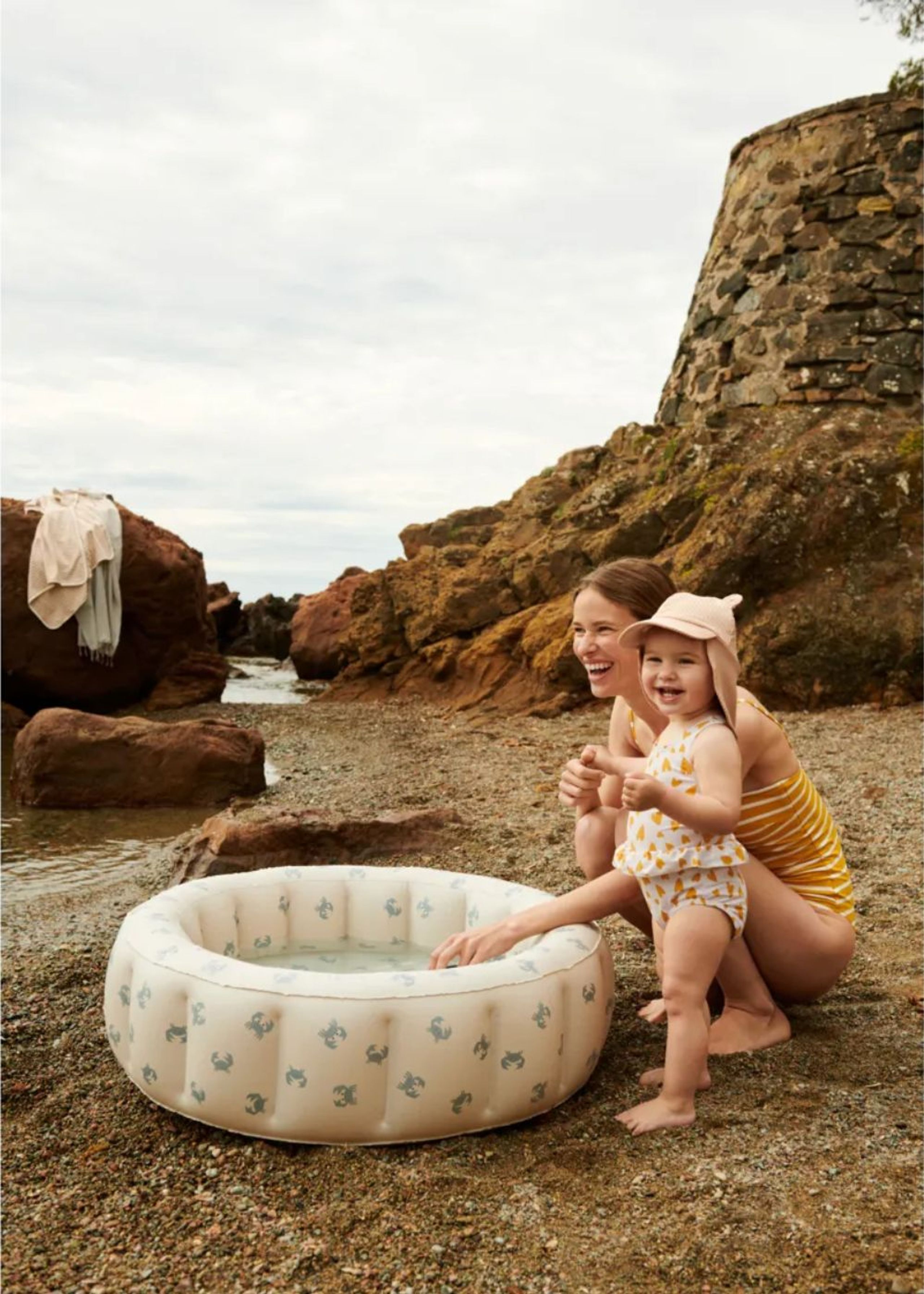 LIEWOOD - Børnepool - Kornelia Printed Pool Small - Crab / Sandy