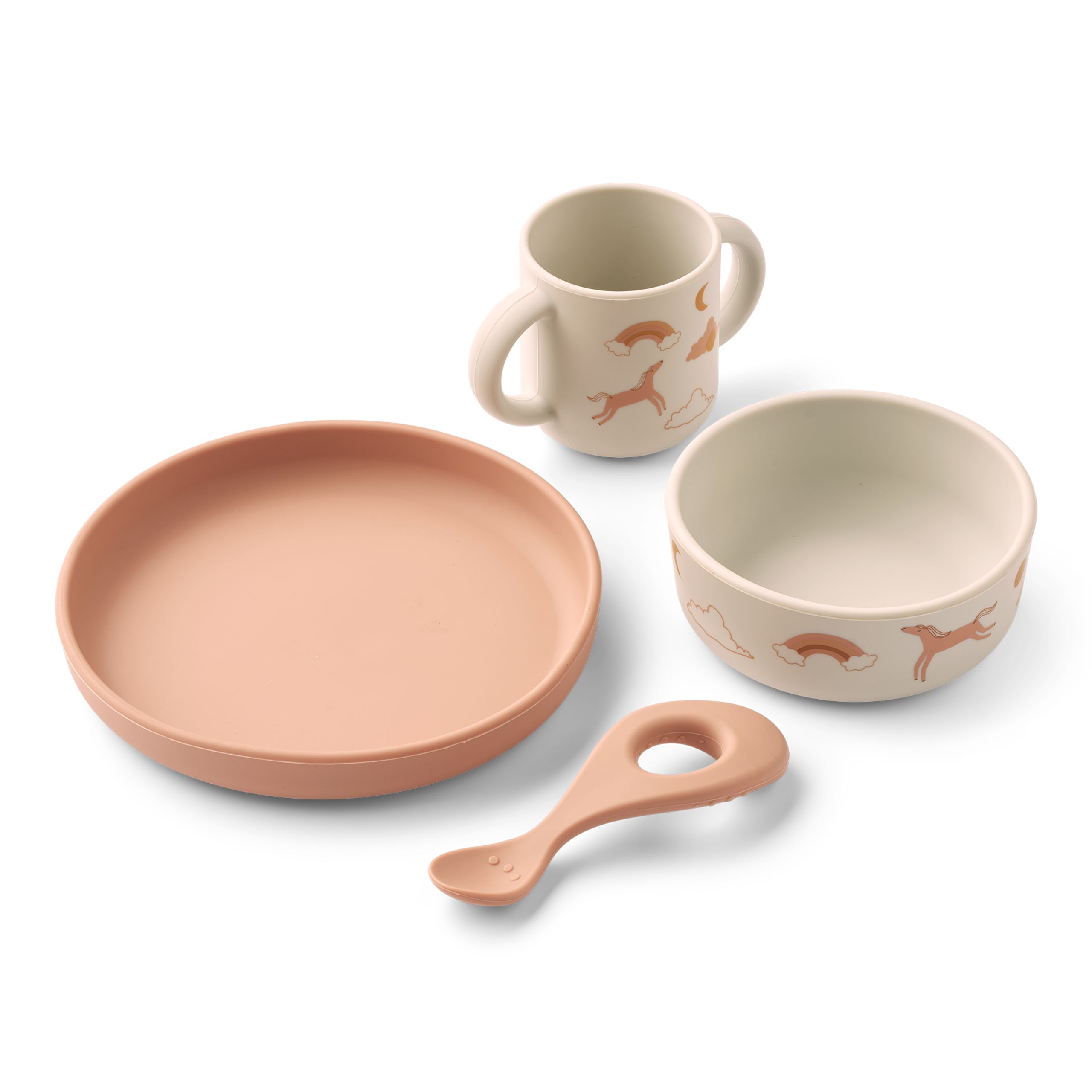 LIEWOOD - Kinderservies - Vivi Printed Tableware Set - 2336 Dream / Ecru