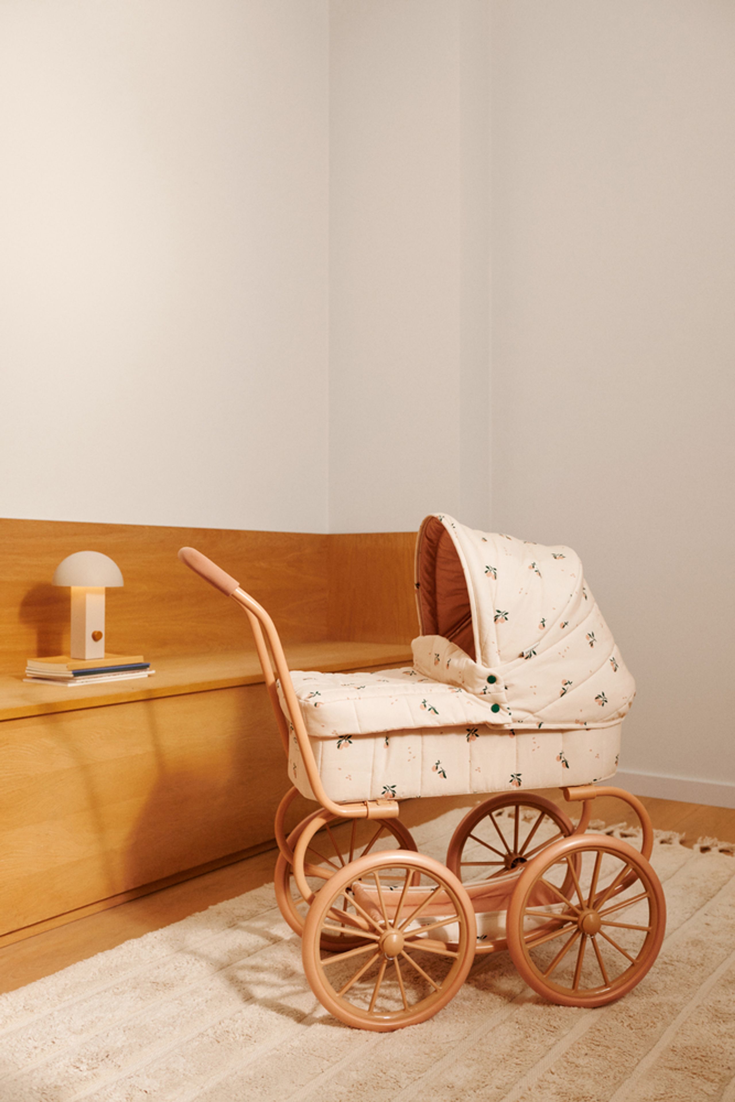 LIEWOOD - Doll accessories - Adaline Doll Pram - Peach / Sea shell