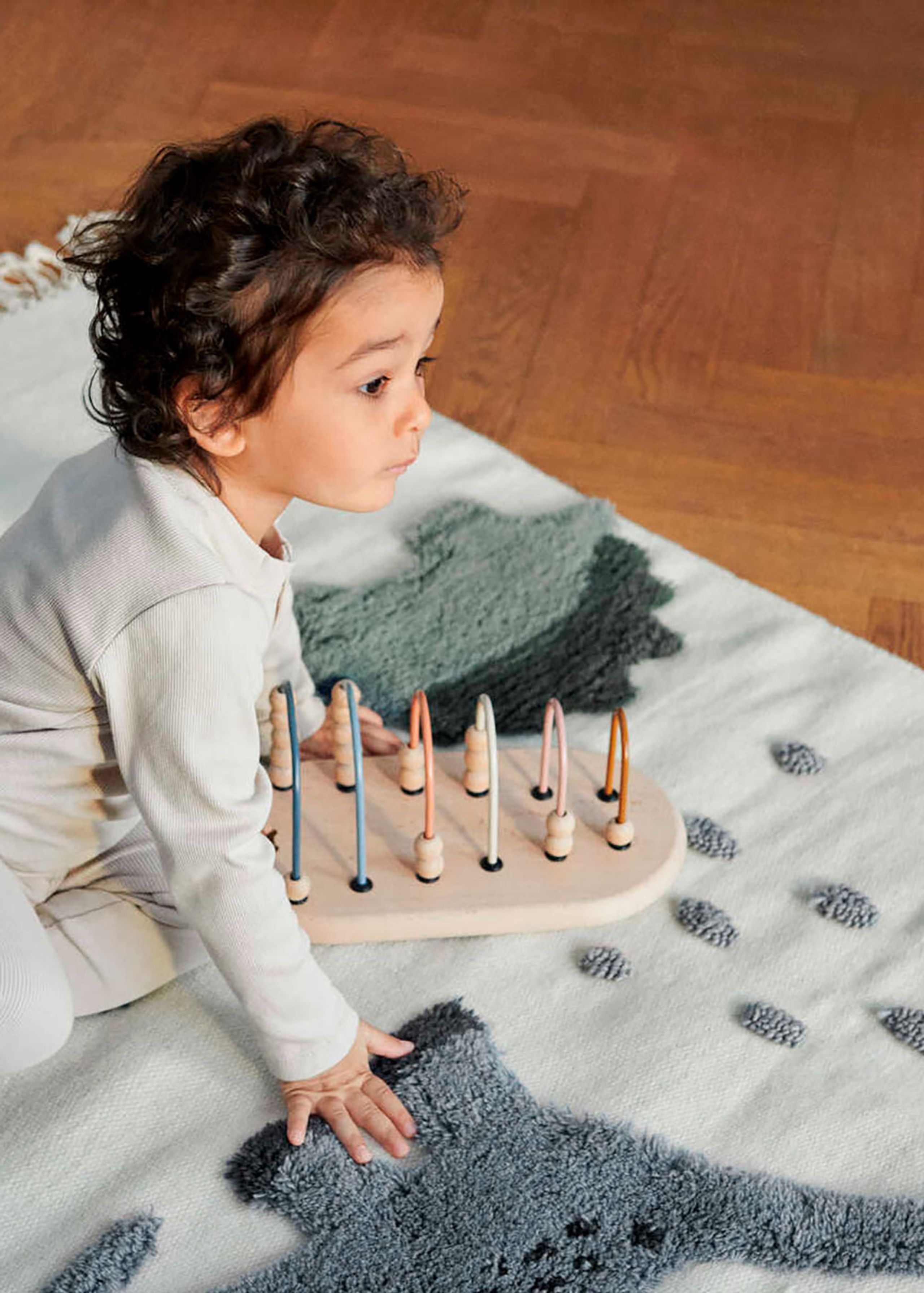 LIEWOOD - Gulvtæppe - Bent Gulvtæppe - 9506 Dino multi mix