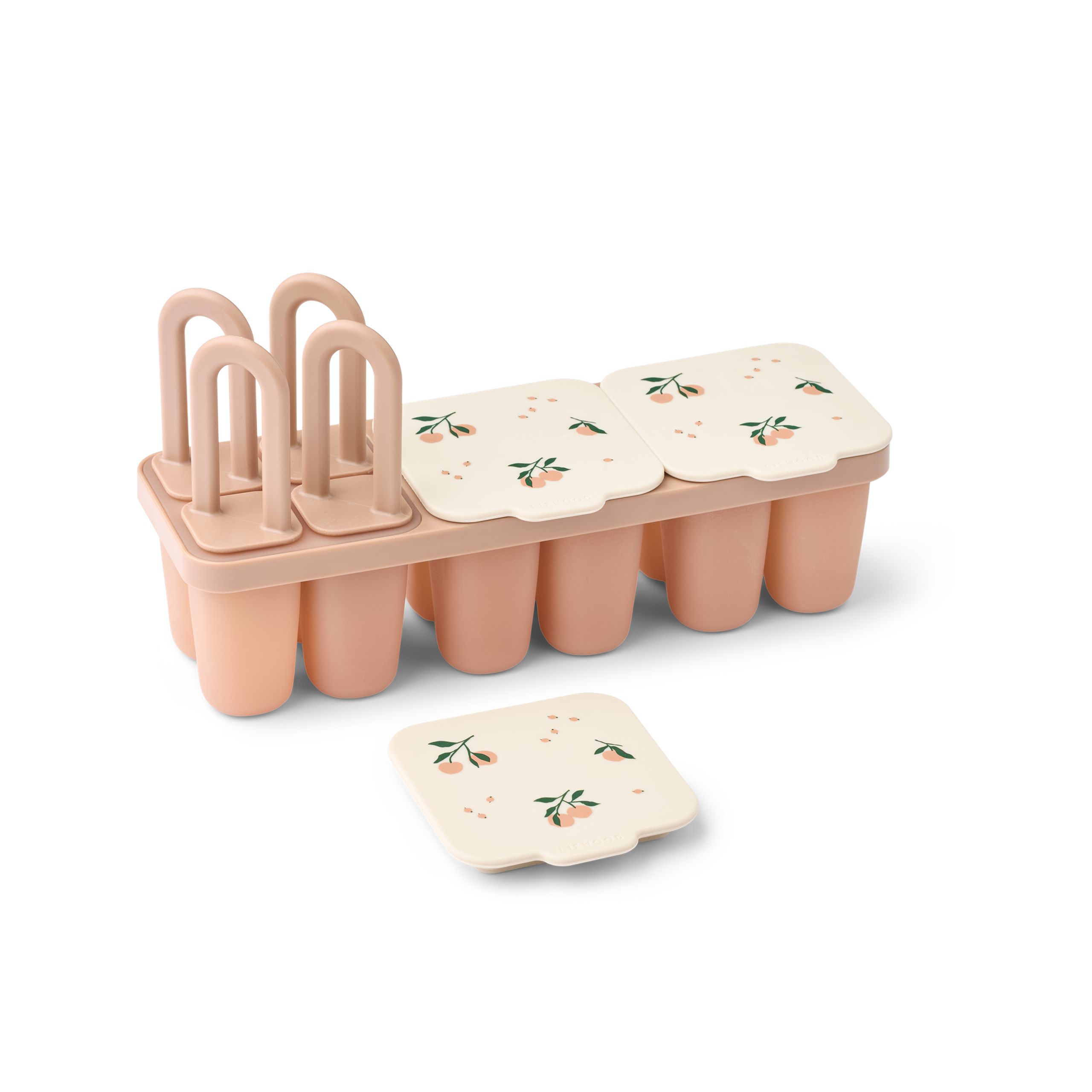 LIEWOOD - Speiseeisformen - Kaimen Food & Ice Pop Tray - Peach / Sea Shell