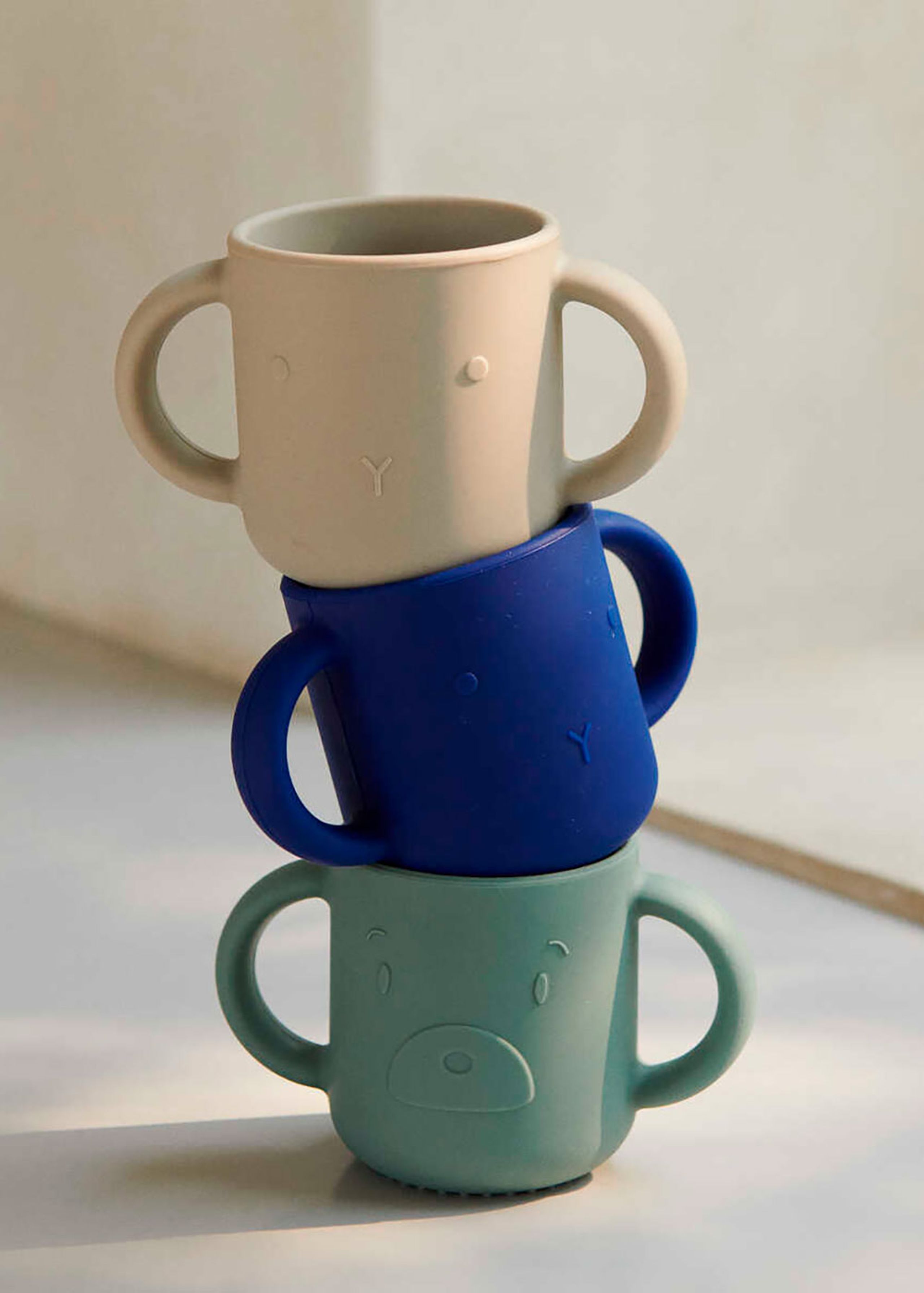 LIEWOOD - Tasse - Gene Silikonekop 2-pak - 0138 - Rabbit blue wave