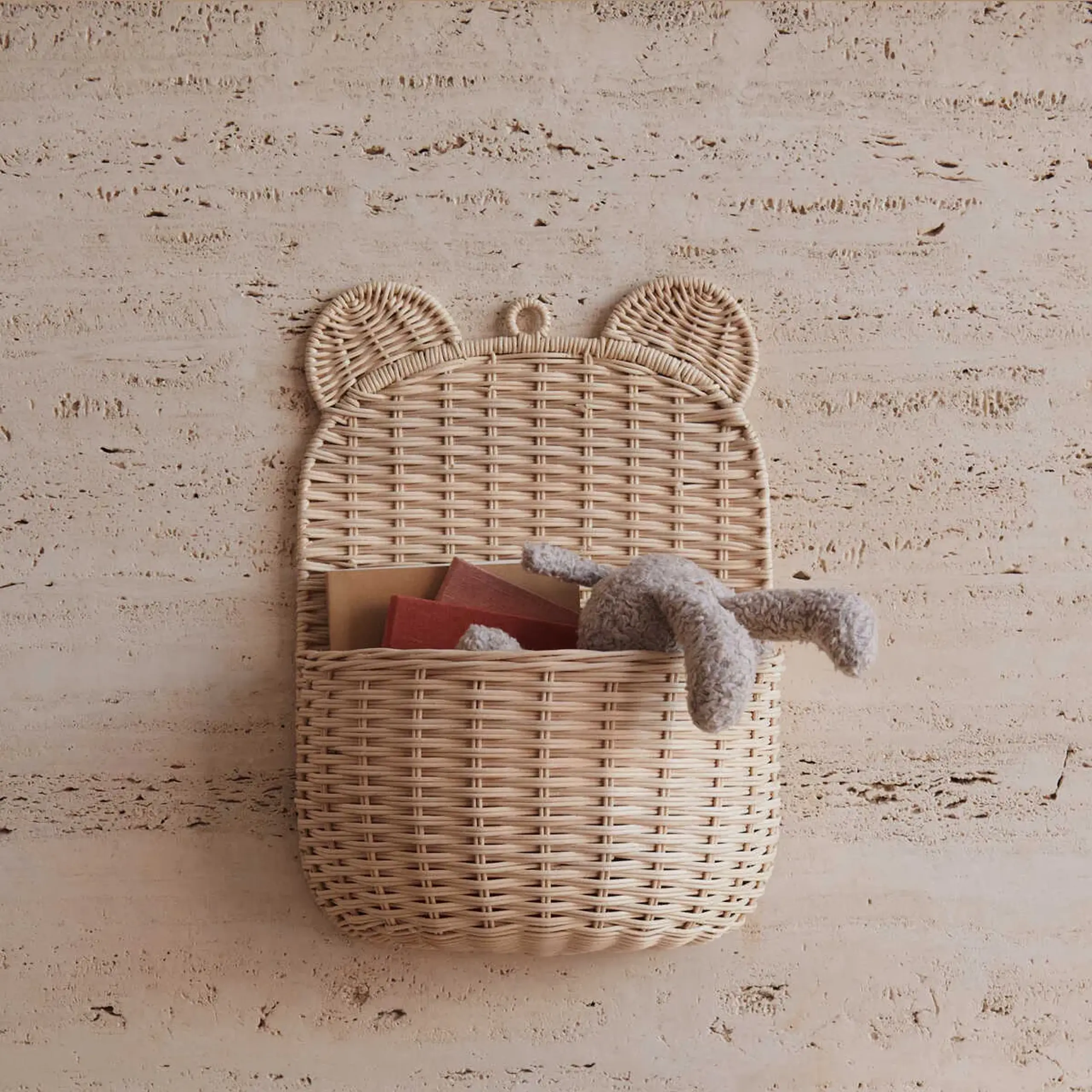 LIEWOOD - Cestino - Iben Wall Basket - 6000 Natural