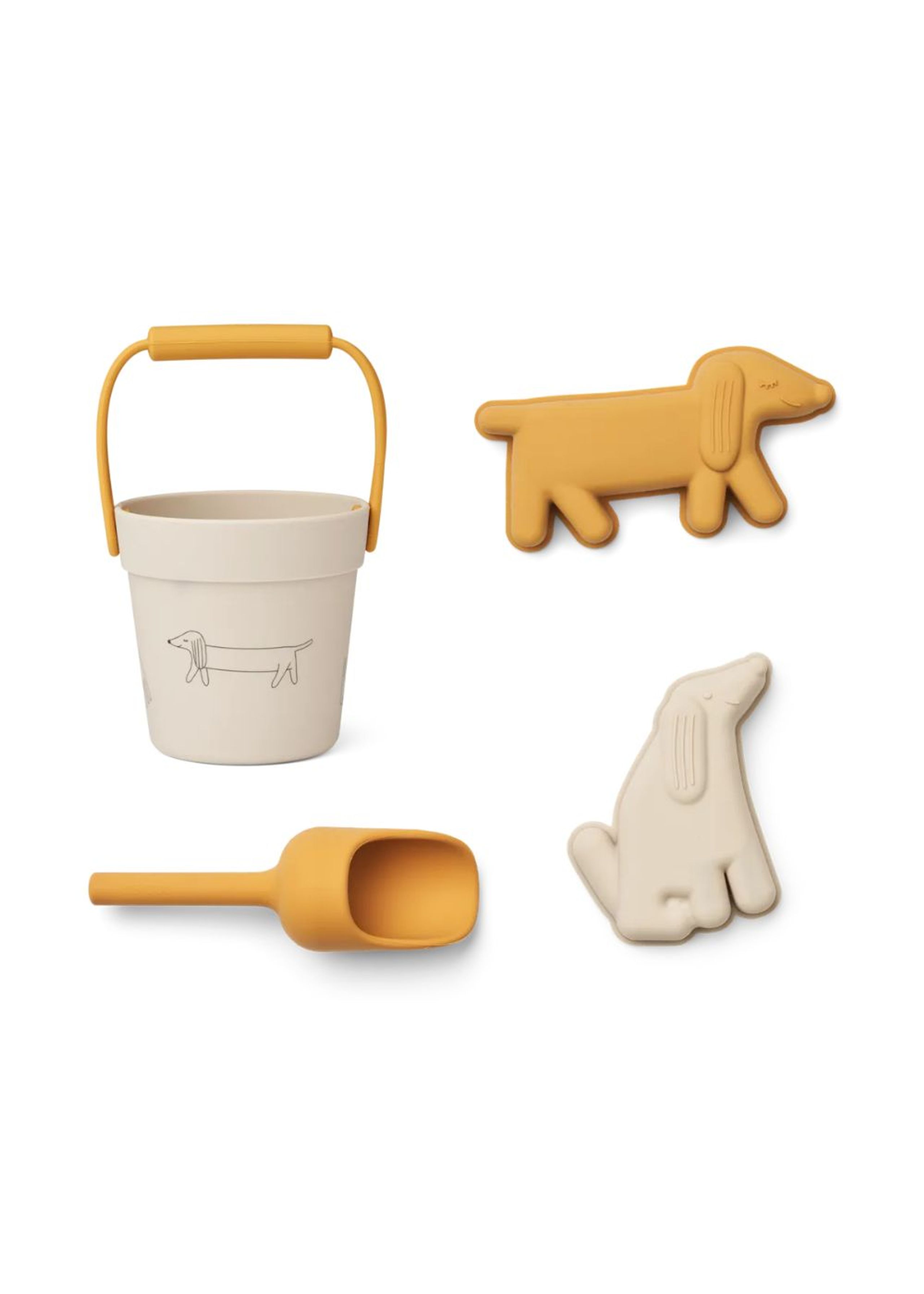 LIEWOOD - Toys - Kit Mini Beach Set - Dog / Sandy