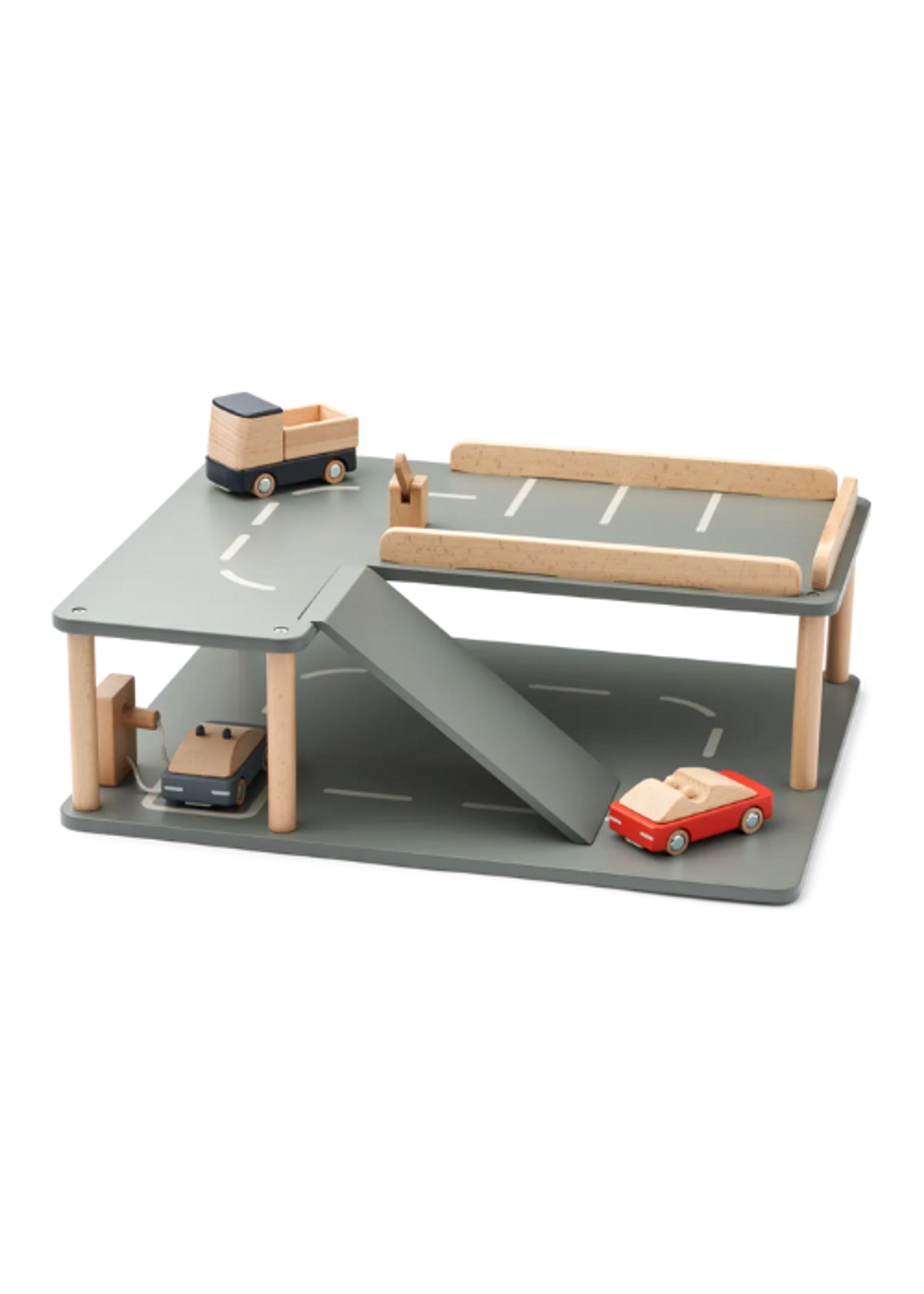 LIEWOOD - Giocattoli - Village Garage Set - 1845 Whale Blue Multi Mix